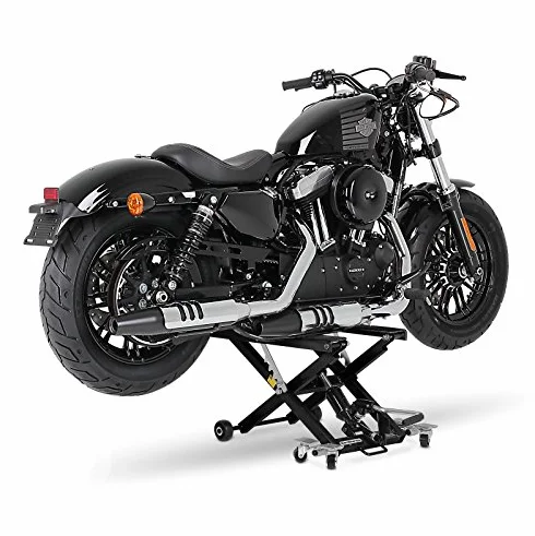 Ponte Sollevatore Moto XL Nero compatibile con moto custom