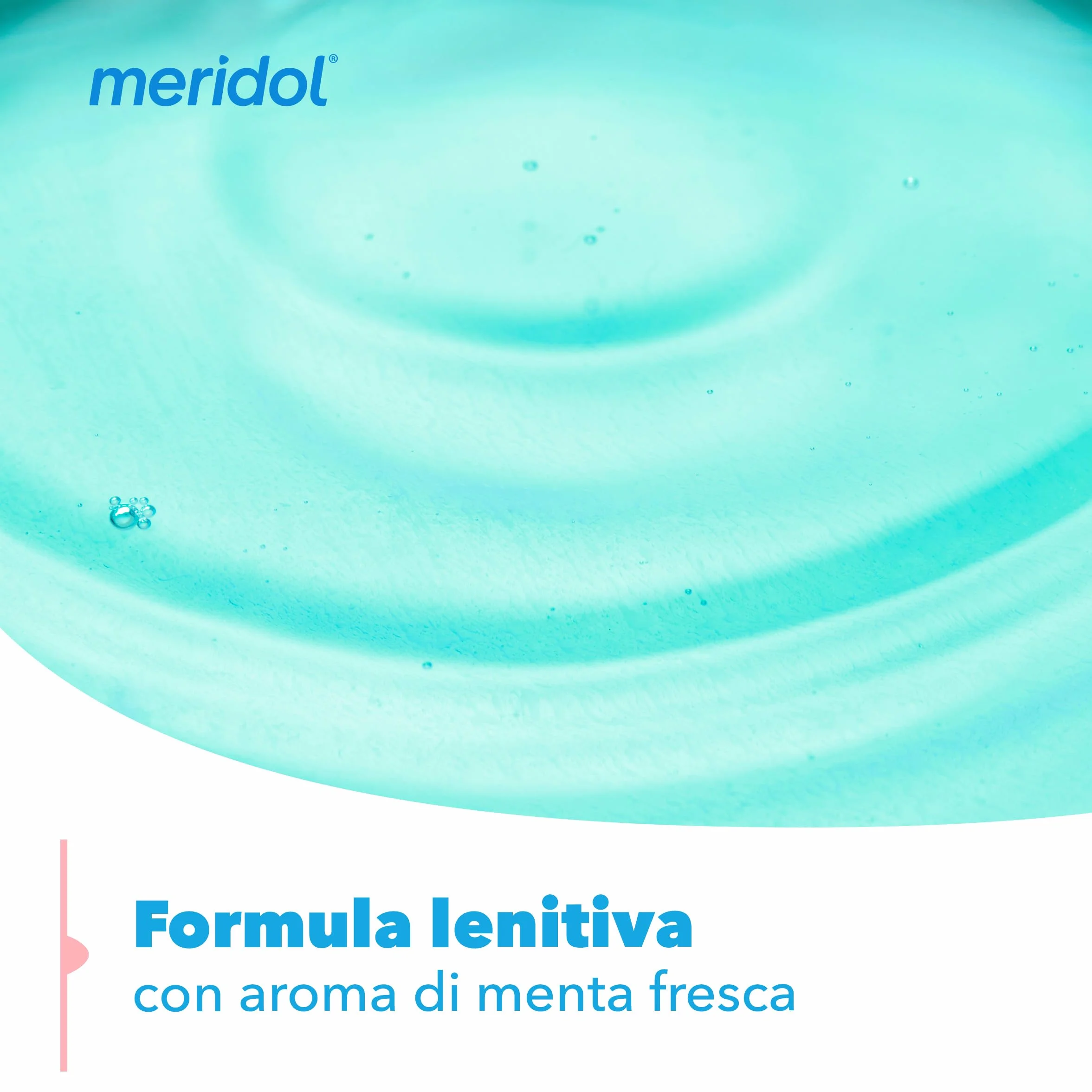 Meridol Collutorio antibatterico 400ml, lenisce gengive irritate, protegge smalto, 0% Alcohol