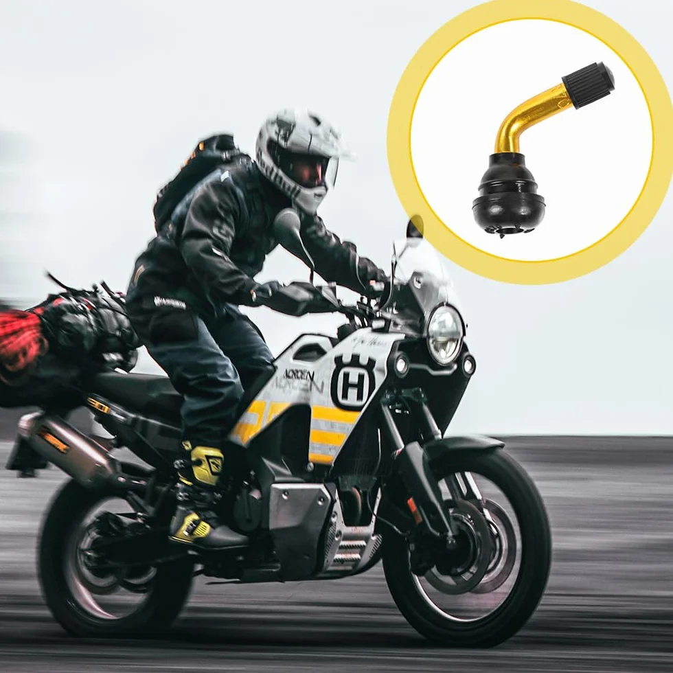 Valvole Pneumatici Tubeless In Ottone A 90° 4 Pezzi Per Moto Auto Biciclette