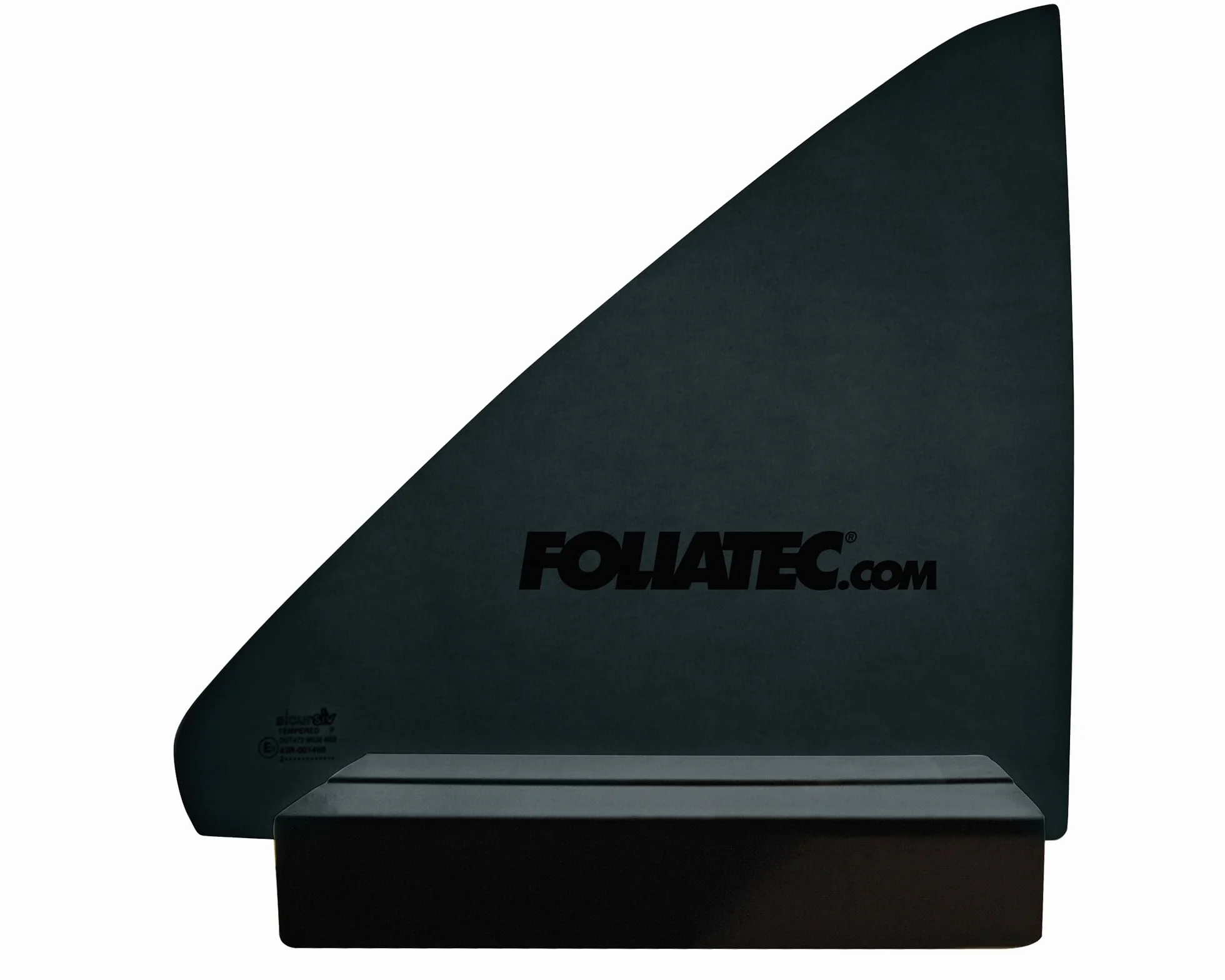 FOLIATEC Pellicola oscurante per vetri auto, BLACKNIGHT Superdark, 51 x 400 cm + 76 x 152 cm, con documentazione, oscuramento al 95%