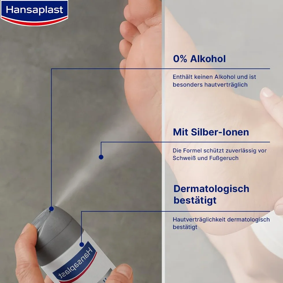 Hansaplast Fuß Spray Silver Active 150 ml