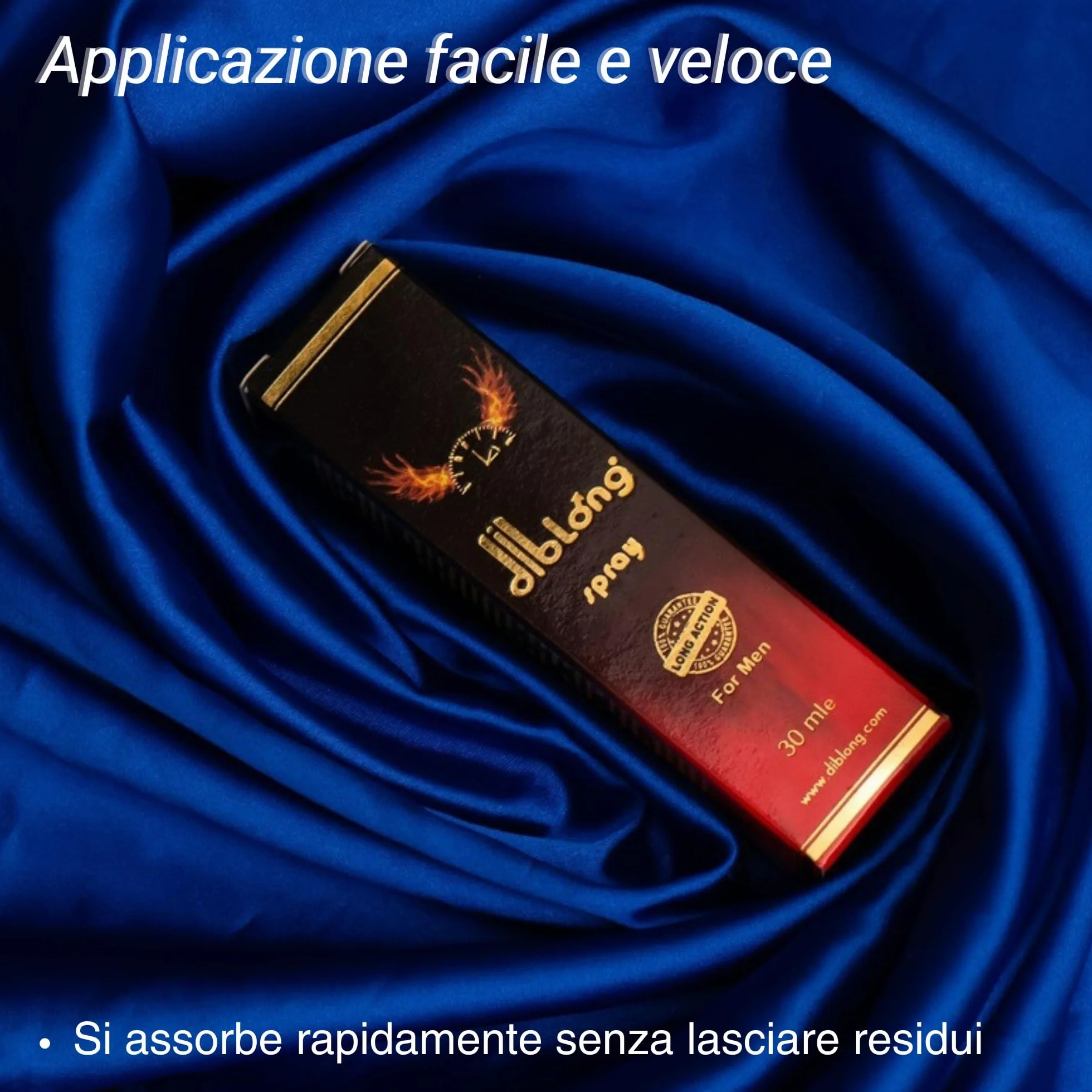 Afrodisiaco Spray Ritardante Erboristico Diblong 30ml Formula Naturale per Supporto nel Tempismo