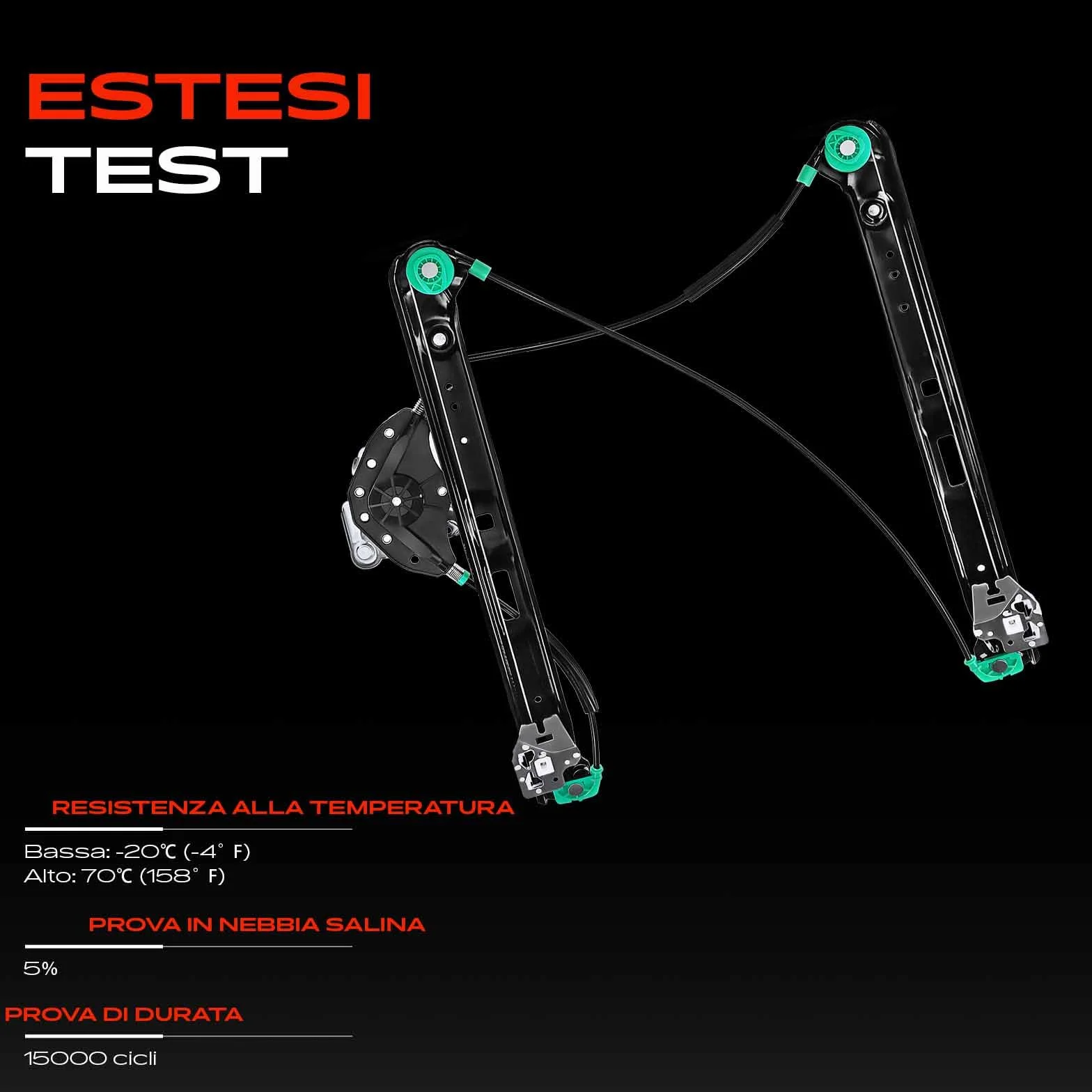 Frankberg Mechanizm Alzacristallo Elettrico Anteriore Sinistro 4/5-Drzwi BMW E46 Touring