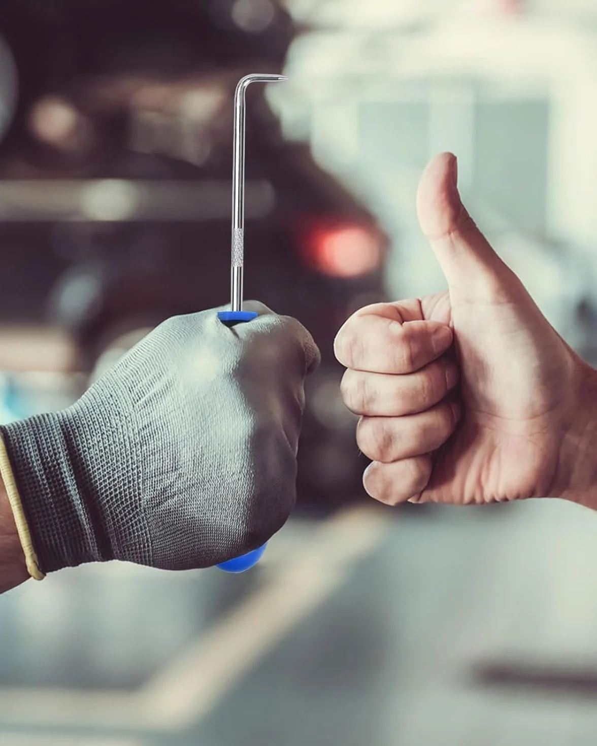 4 Pezzi Rimozione del paraolio, Attrezzi Officina Gancio di Prelievo di Precisione Strumenti di Riparazione Automatica per Riparazioni Auto e Altre Manutenzioni Meccaniche