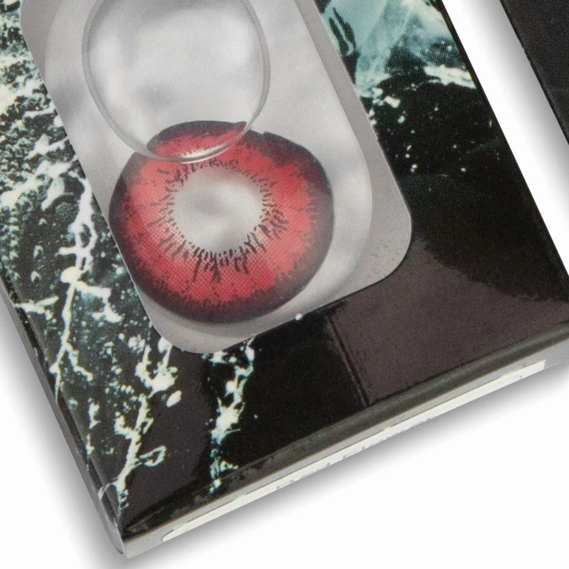 Meralens Lenti a Contatto Colorate Lupo Rosse Flower Lenses 1 Anno 1 Coppia