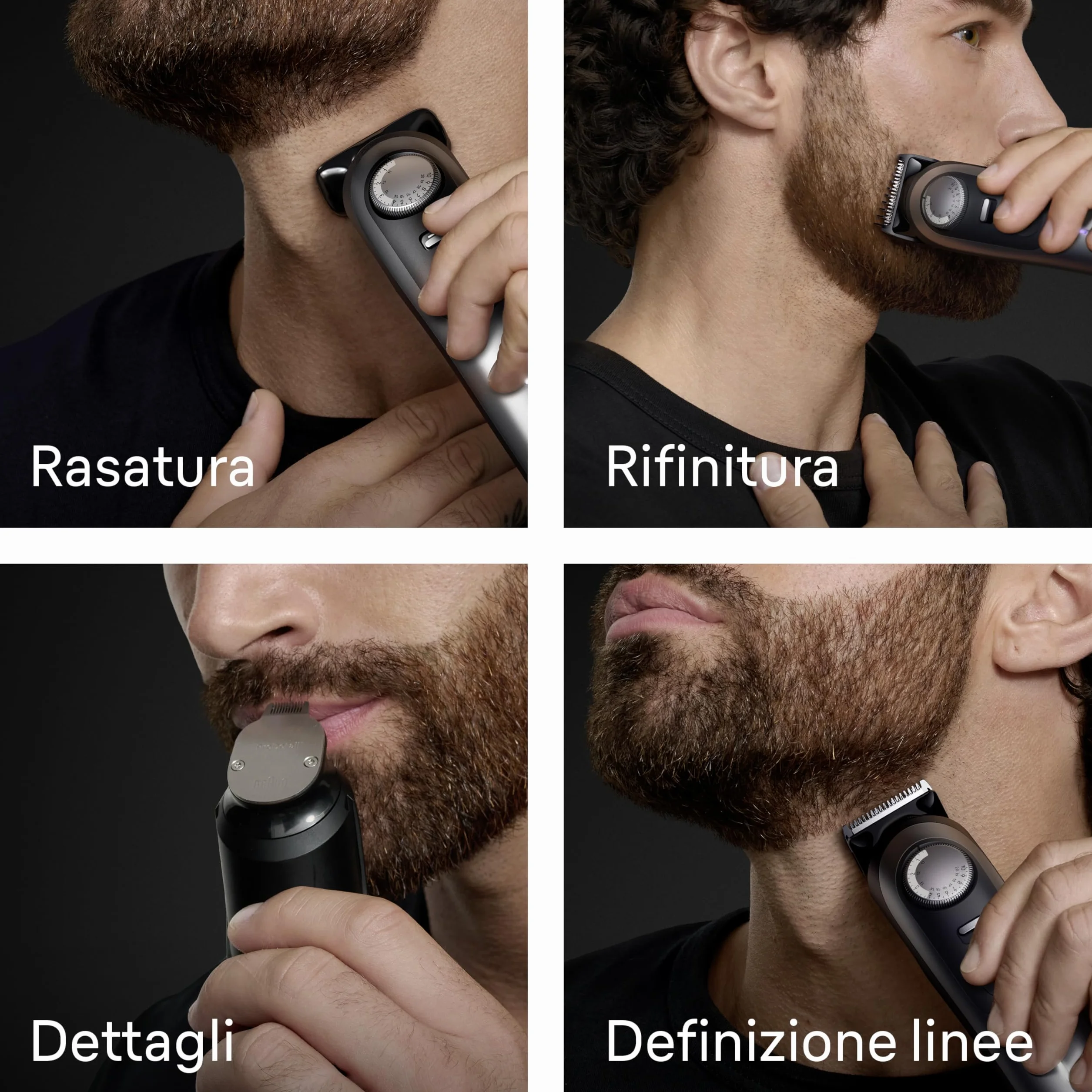 Braun Serie 9 Rasoio Elettrico Barba Impermeabile Bt9565 Titanio 180 Min