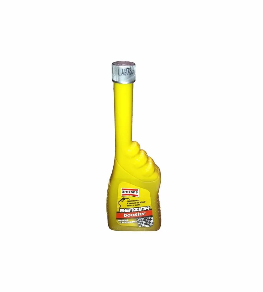 Booster benzina, additivo performance motore auto Arexons, ideale per aumentare cavalli, battito in testa