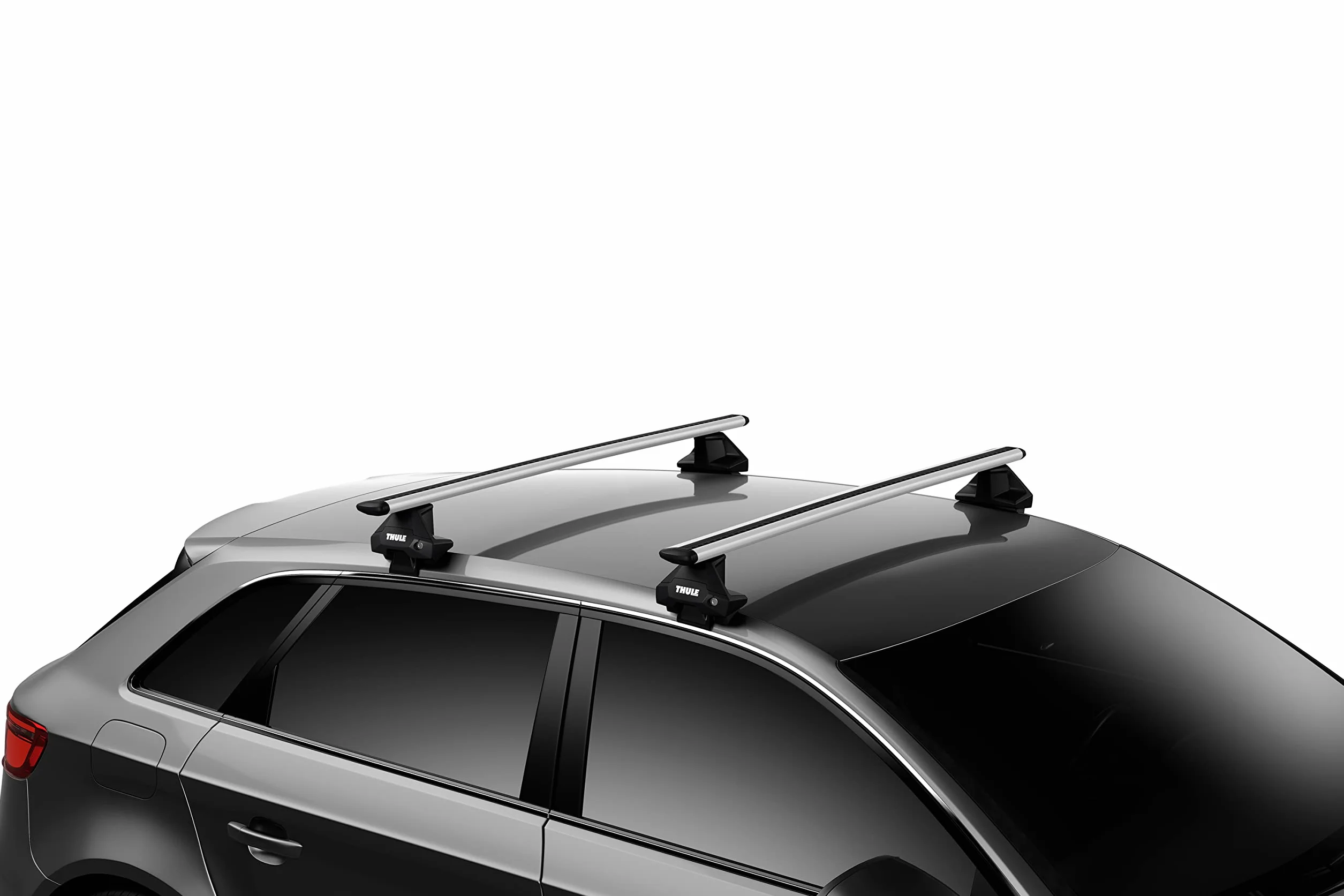 Thule Evo Clamp Piede Per Veicoli Confezione Da 4 Nero Black, One-Size
