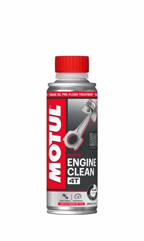 Motul Engine Clean Moto Detergente per Motore Additivo Curativo 4 Tempi 200 ml