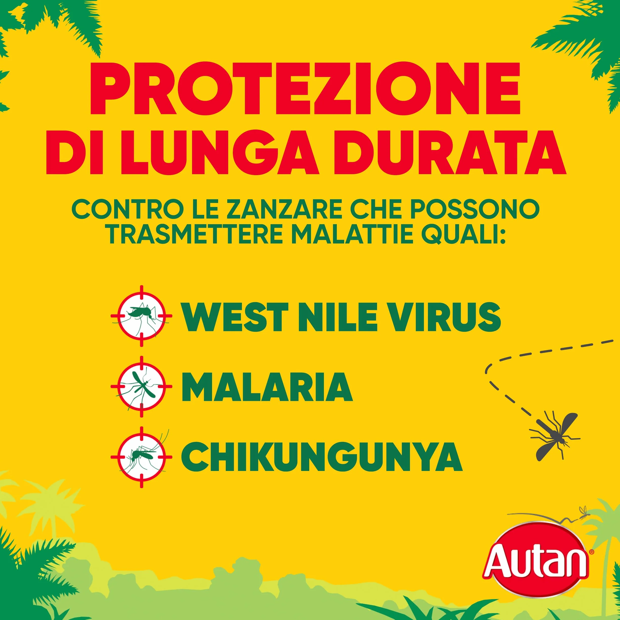 Autan Tropical Vapo Spray Antizanzare Repellente Zanzare Protezione 8h 100ml