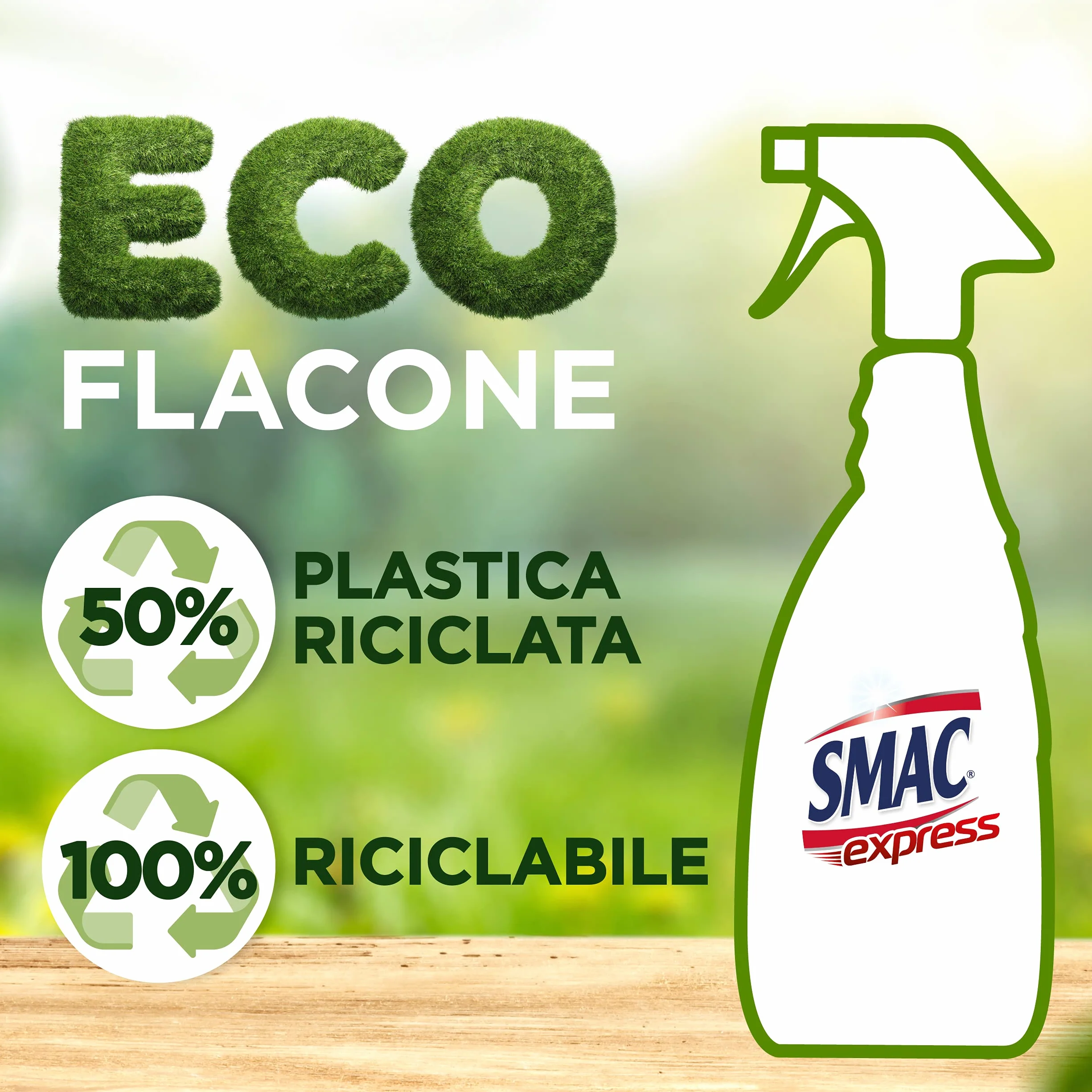 Smac Express Bagno Igienizzante Detergente Spray Multisuperficie Anticalcare 650 ml