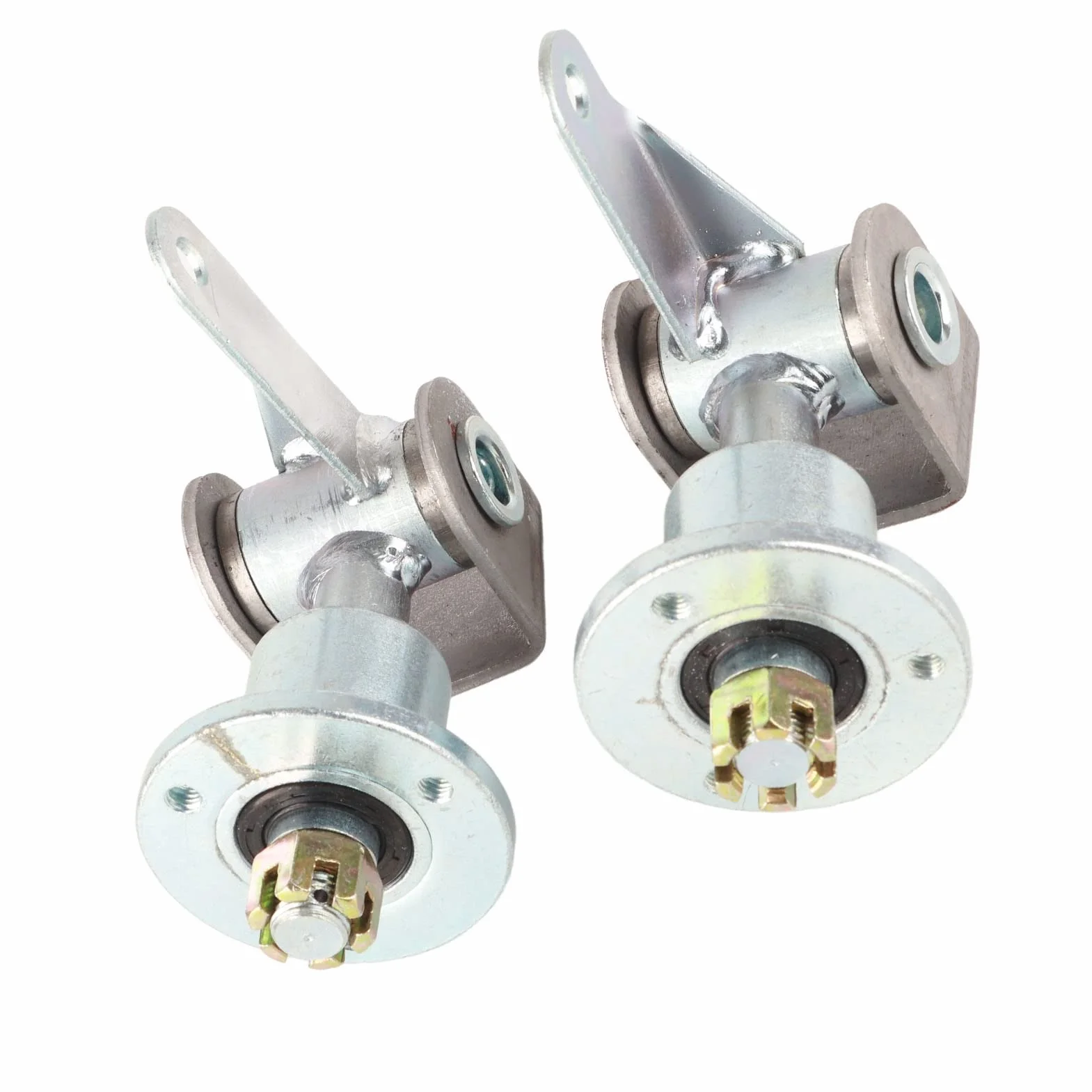 Ruote Go Kart Mandrino Sterzo Go Kart Mandrino Go Kart 17Mm 3 Prigionieri Ruota Anteriore Cuscinetto Flangia Fuso A Snodo Mandrino Per Pneumatici 5In Go Kart Atv Quad Bike