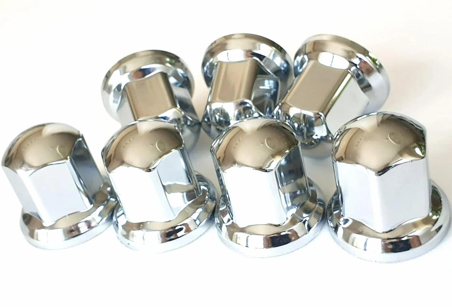 40 Pezzi Copribulloni per Ruota Lunghezza 33mm Cromo Protezione Bulloni Camion