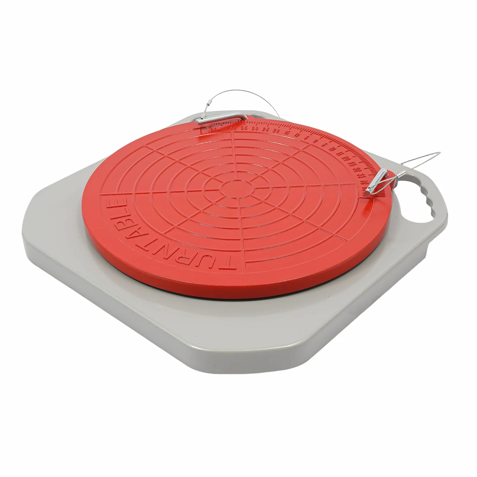 Piastre girevoli in alluminio per allineamento ruote 40x40 cm 3t 360° Set di 2