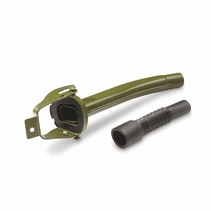 Metallo Jerry Can 10L Benzina Diesel Contenitore Carburante Beccuccio Verde