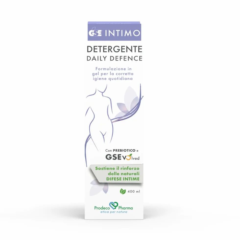 Prodeco Pharma GSE INTIMO Detergente Daily Defence 400 ML Detergente Intimo Gel a Base di Estratti Vegetali