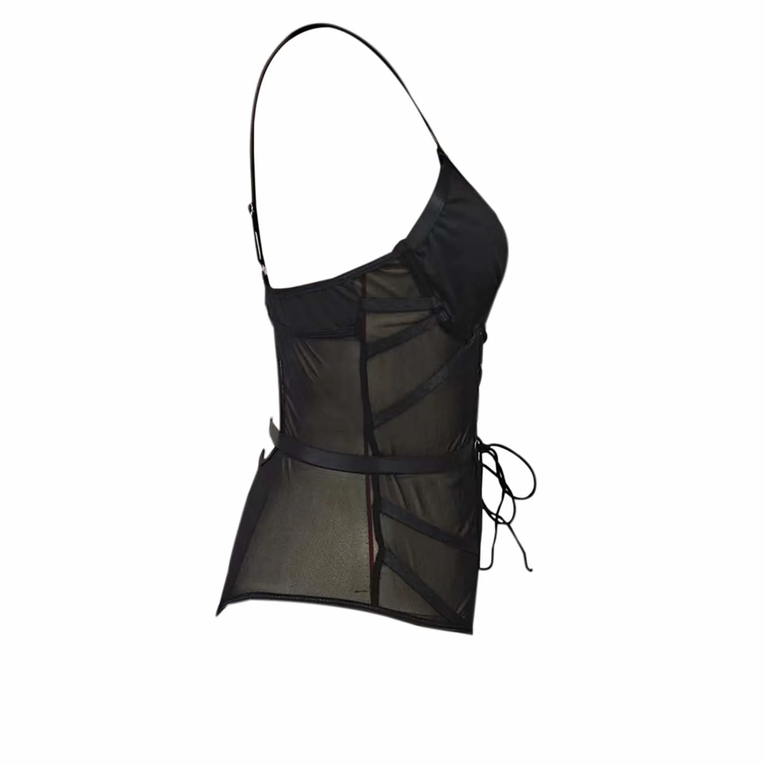 Sexydonna Hot Aperto Babydoll Lingerie Intimo Donna Biancheria Completino Sexy Curvy Body Harness Donne
