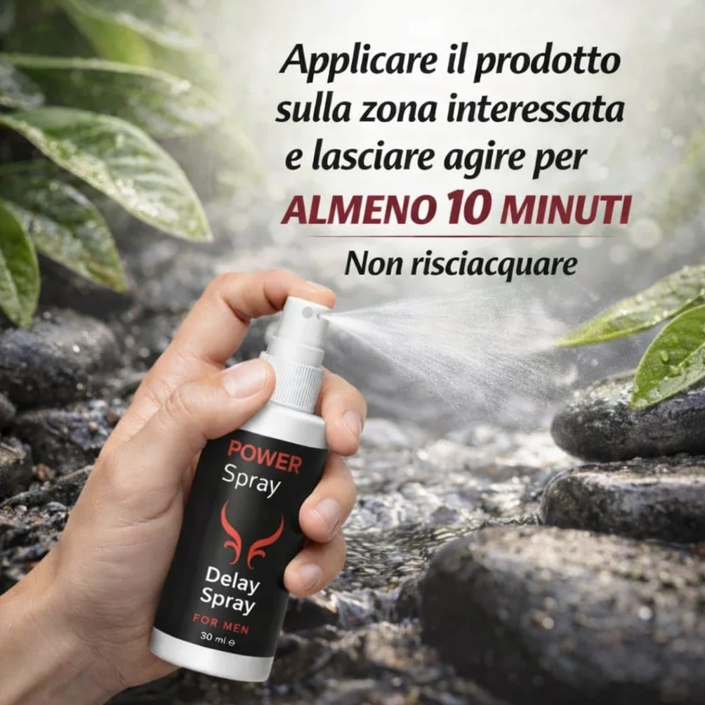 Lubrificante Ritardante per Uomini 30 ml Stimolante Siliconico con Citrulina