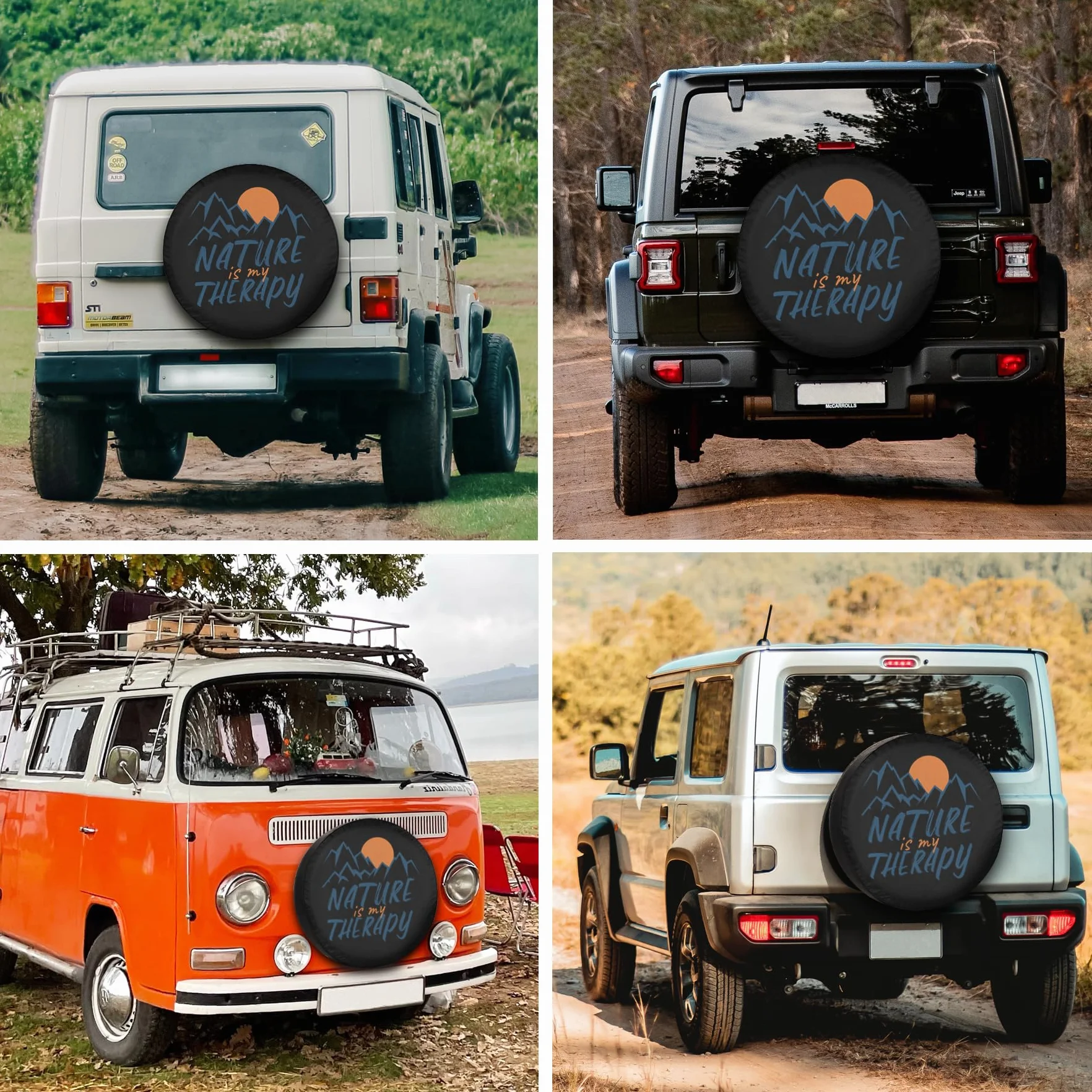 ITINSPACE Telo Copri Camper Impermeabile 16 Pollici (75-79 cm)