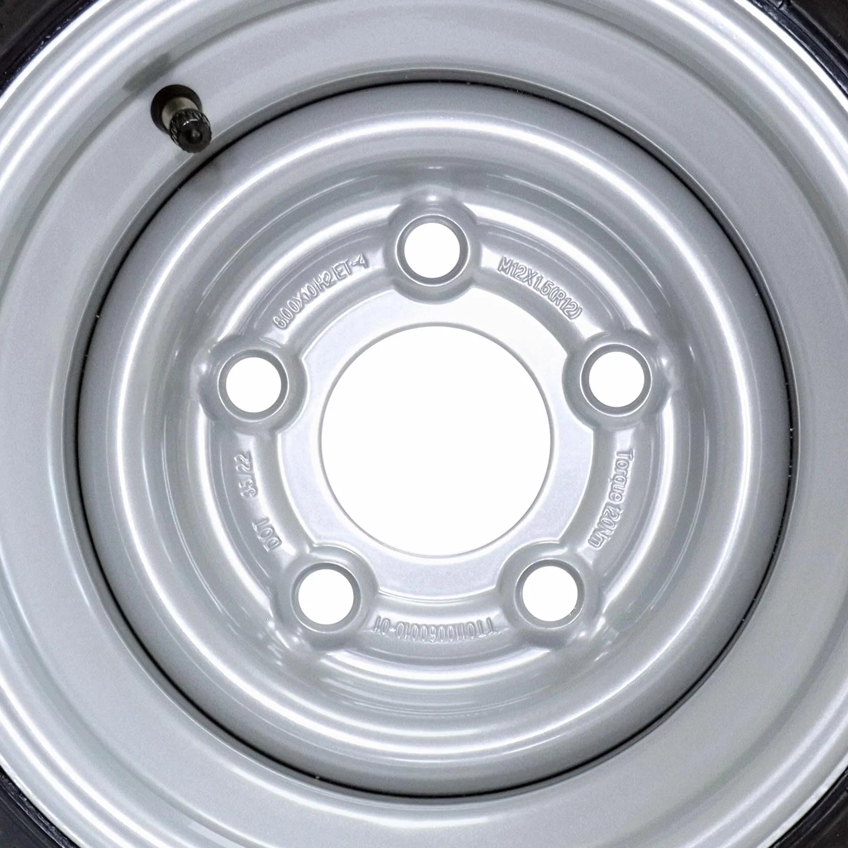 Rimorchio ruota completa 195/55 R10C 98/96N M+S cerchione 6Jx10H2 5x112 ET-4 Trailer Caravan
