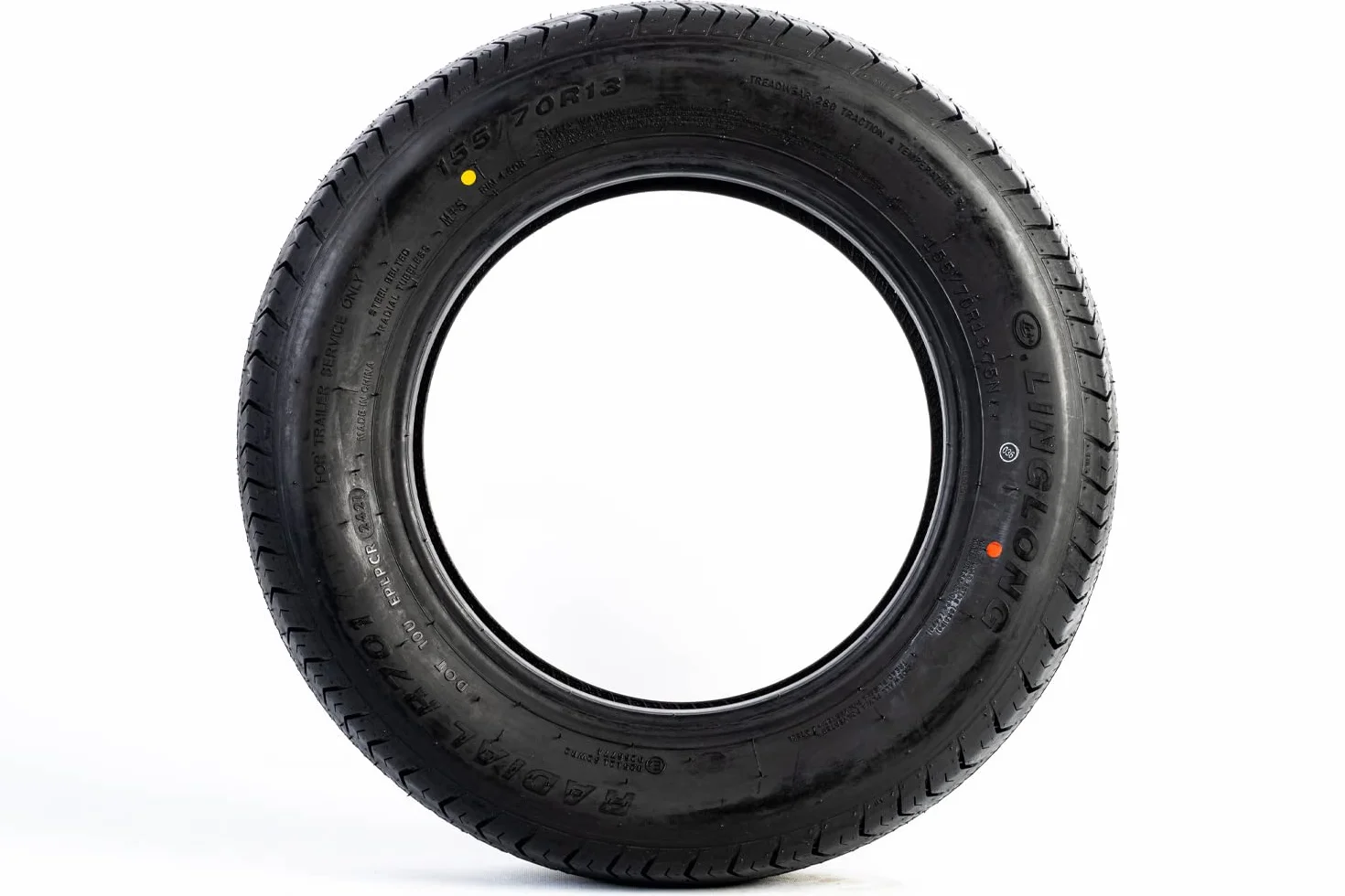 UNITRAILER Set di pneumatici per tutto l'anno 2x 155/70 R13 75N – Pneumatici per rimorchi da 13 pollici per rimorchi e caravan, ciascuno con capacità di carico di 387 kg, stabile per l'uso