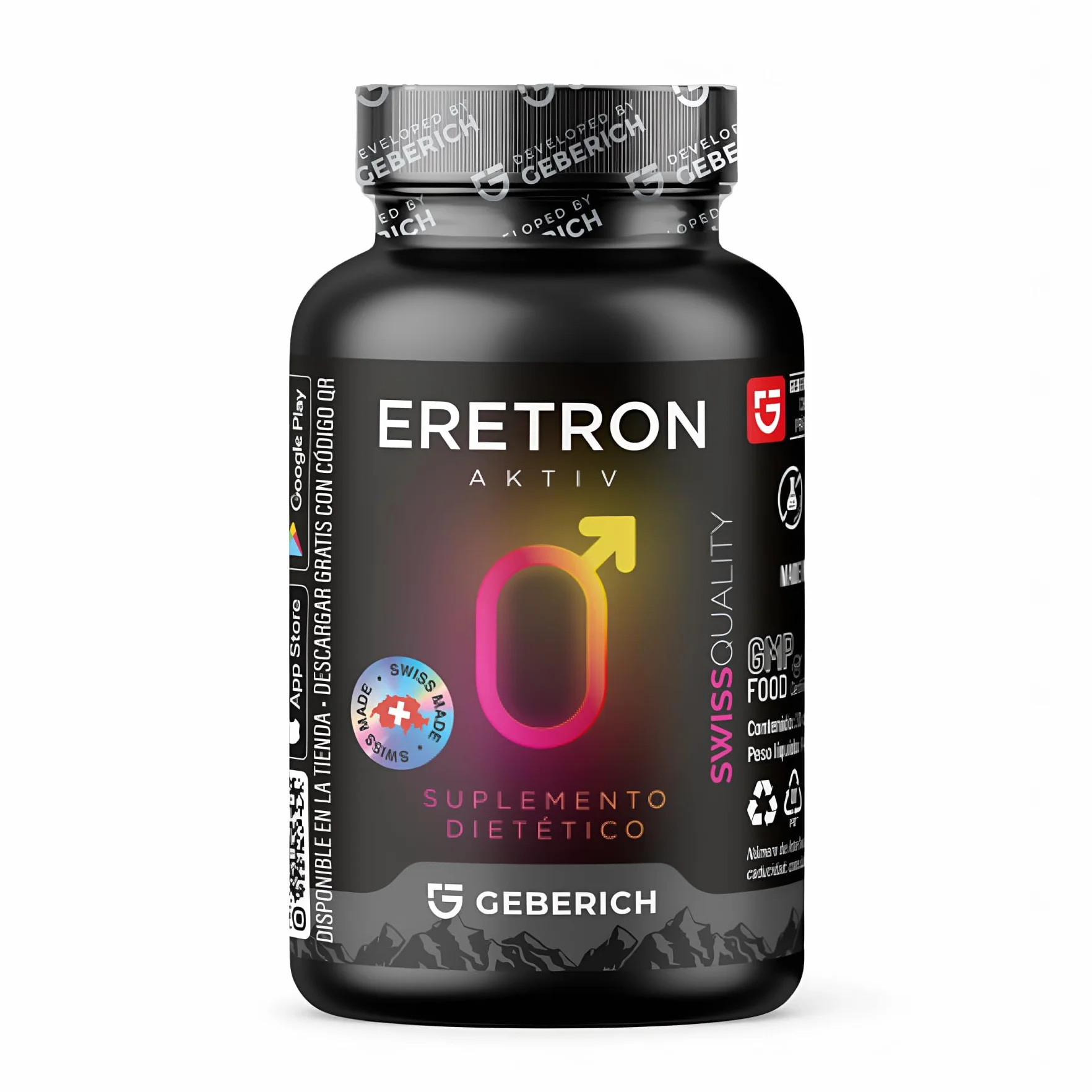 Capsule ERETRON AKTIV Salute Maschile Prostata Maca L-Arginina Serenoa Repens Zinco 30 Capsule