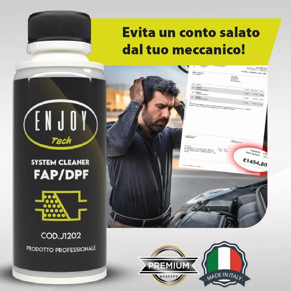 ENJOY TECH Additivo Diesel System Cleaner FAP/Dpf 250ML