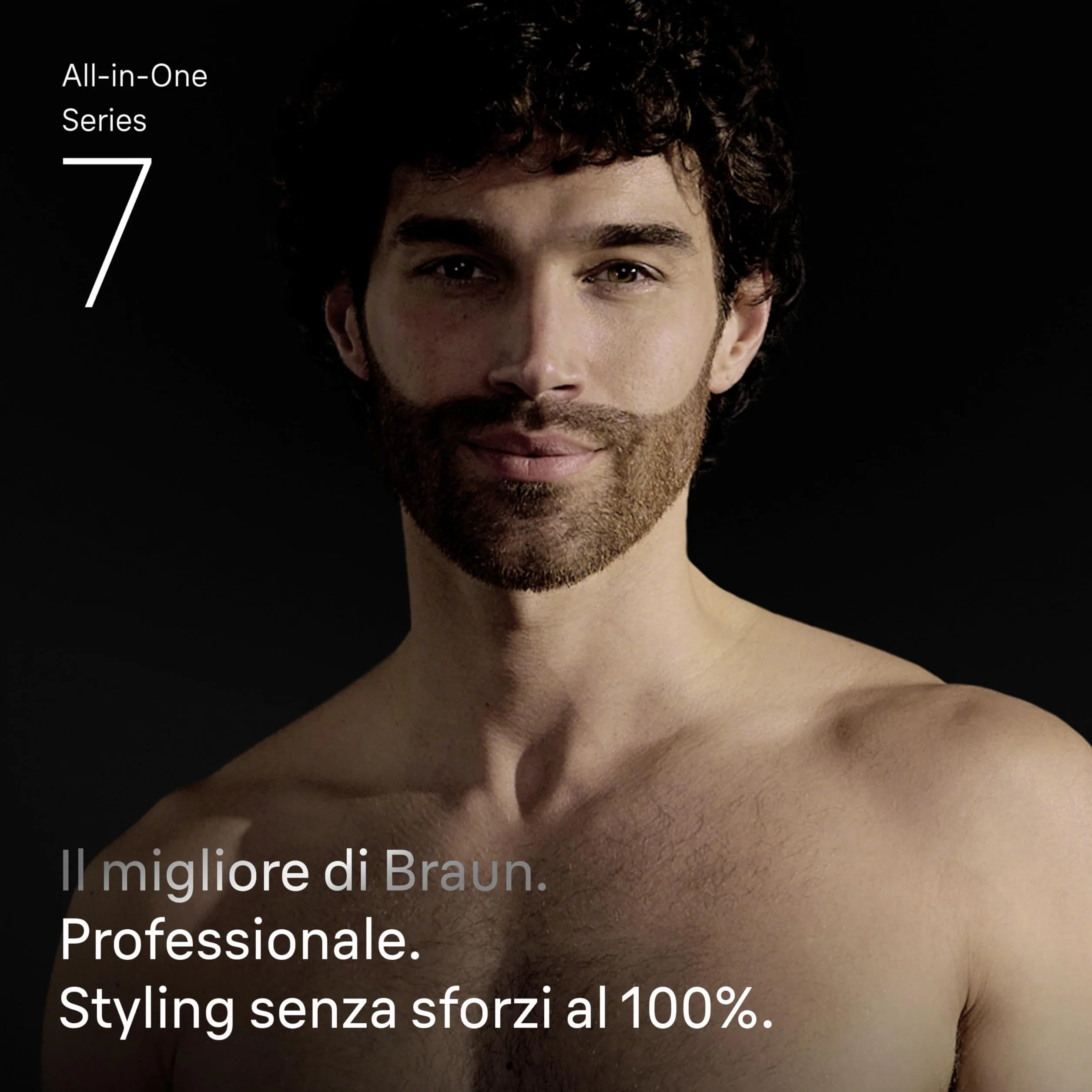 Braun Series 7 All-In-One Rifinitore 12In1 Rasoio Elettrico Barba Lama ProBlade Wet&Dry Grigio