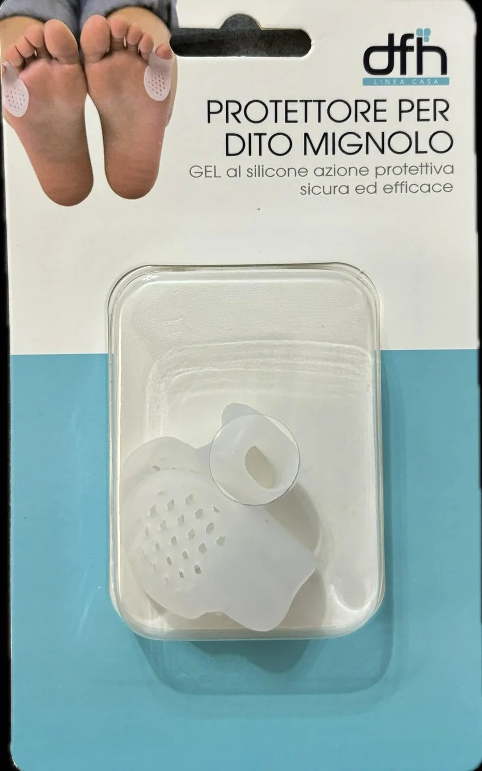 V&AMYA 2 pezzi protettore mignolo piede silicone morbido proteggi borsite separatore dito piccolo protezione dolori vesciche