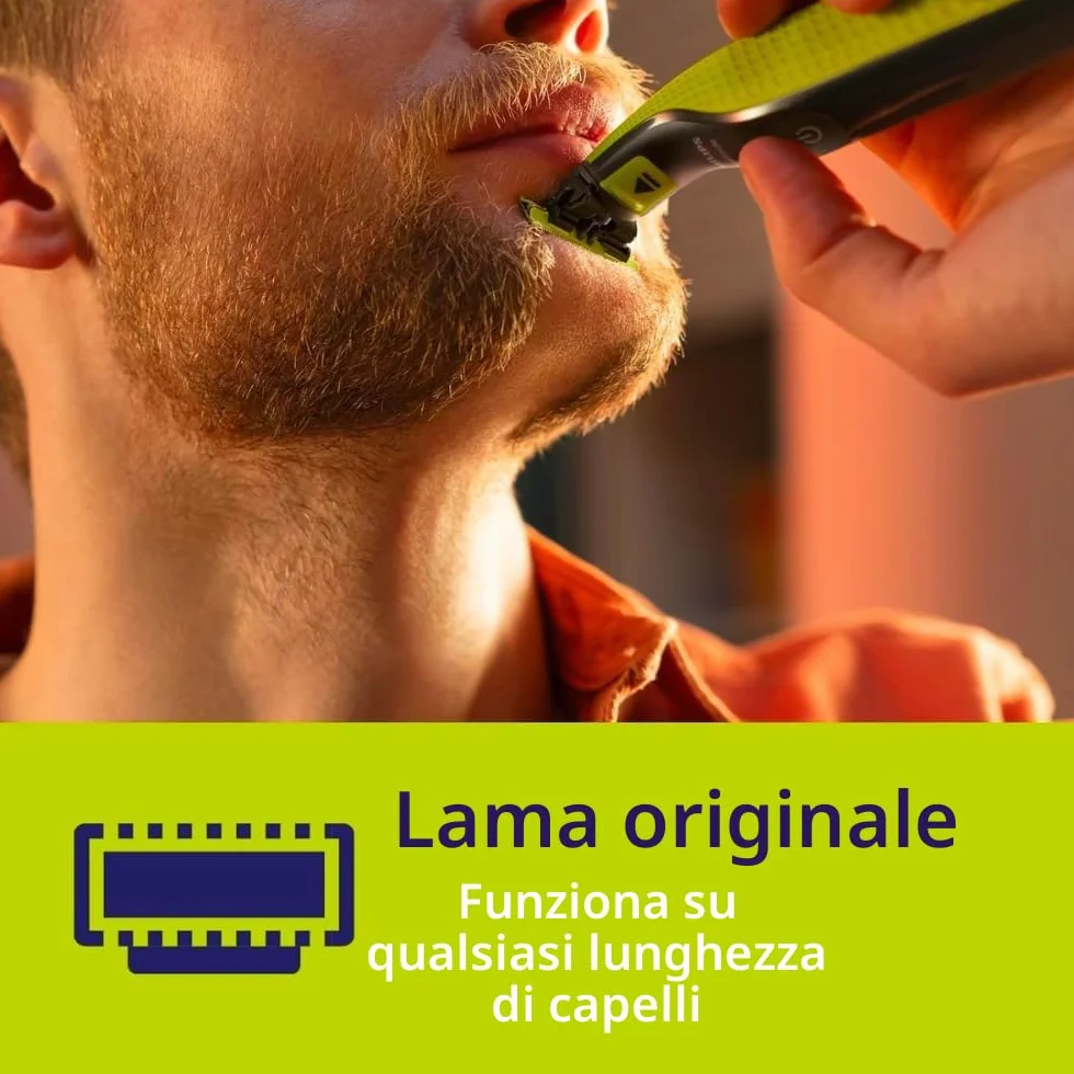 Philips Norelco OneBlade QP240/50 Testina per Rasatura Accessorio per Rasoio Elettrico