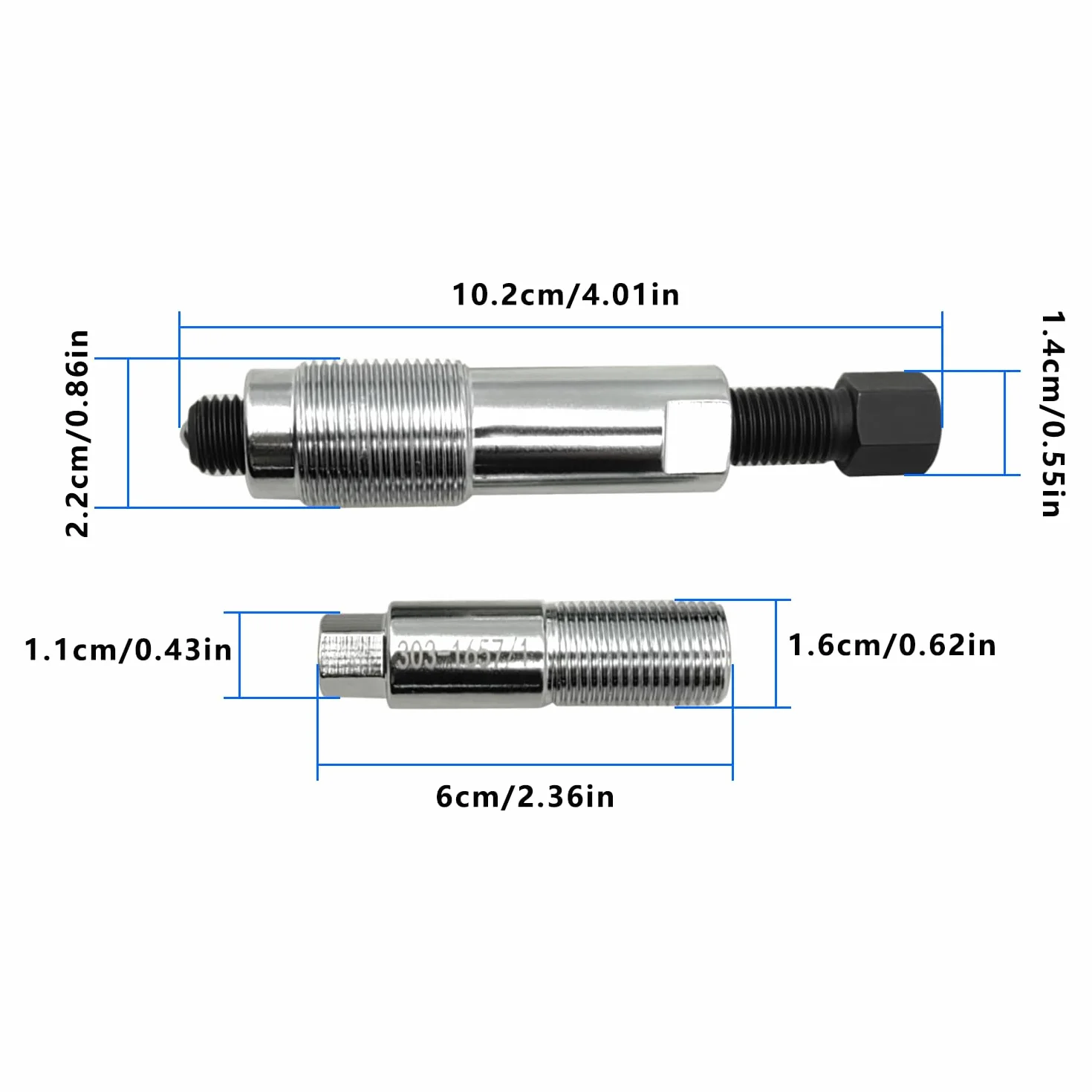 ZKTOOL Strumento di Rimozione Puleggia Albero Motore, Strumento Estrattore Puleggia, Compatibile con Ford Ranger 2.0L EcoBlue Engine, OEM 303-1657/1 303-1657/2