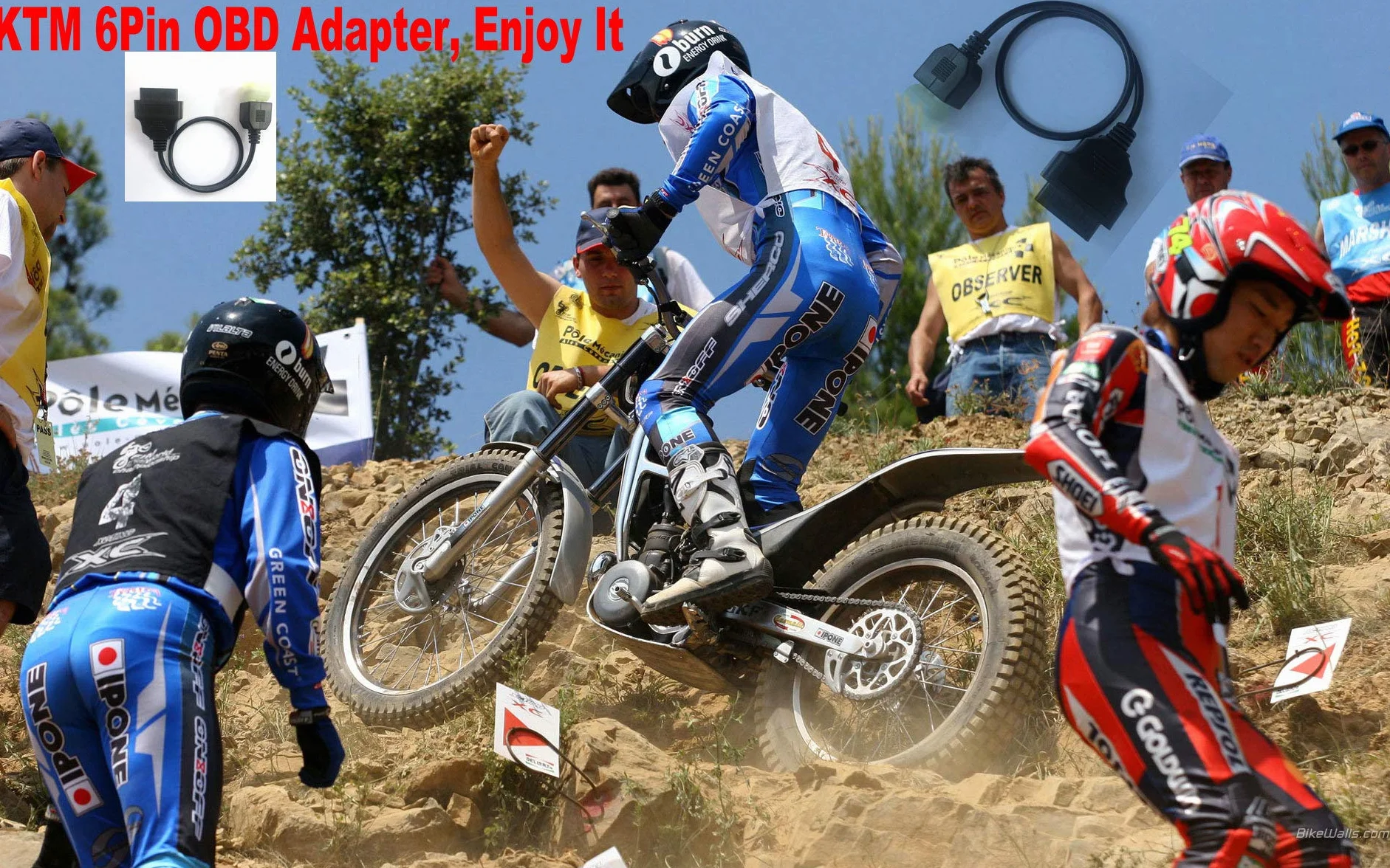 OBD 6 Pin Adattatore Diagnostico per Moto