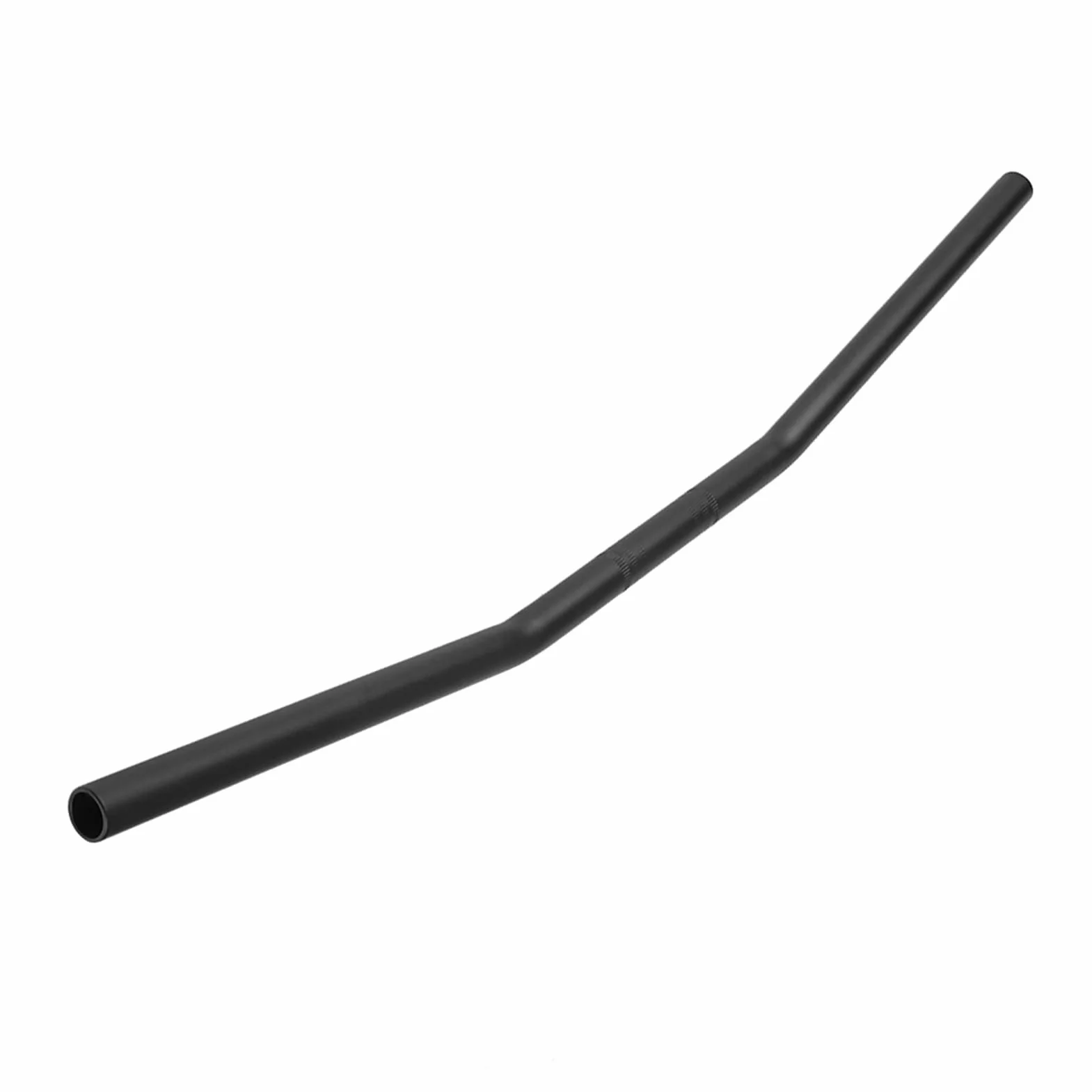 Manubrio Moto 22mm Piega Bassa 7/8 Cali Nero Argento Piegato