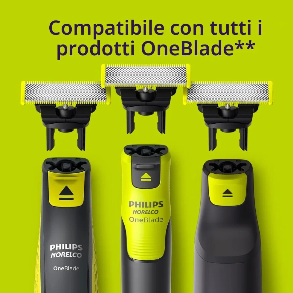 Philips Norelco OneBlade QP240/50 Testina per Rasatura Accessorio per Rasoio Elettrico