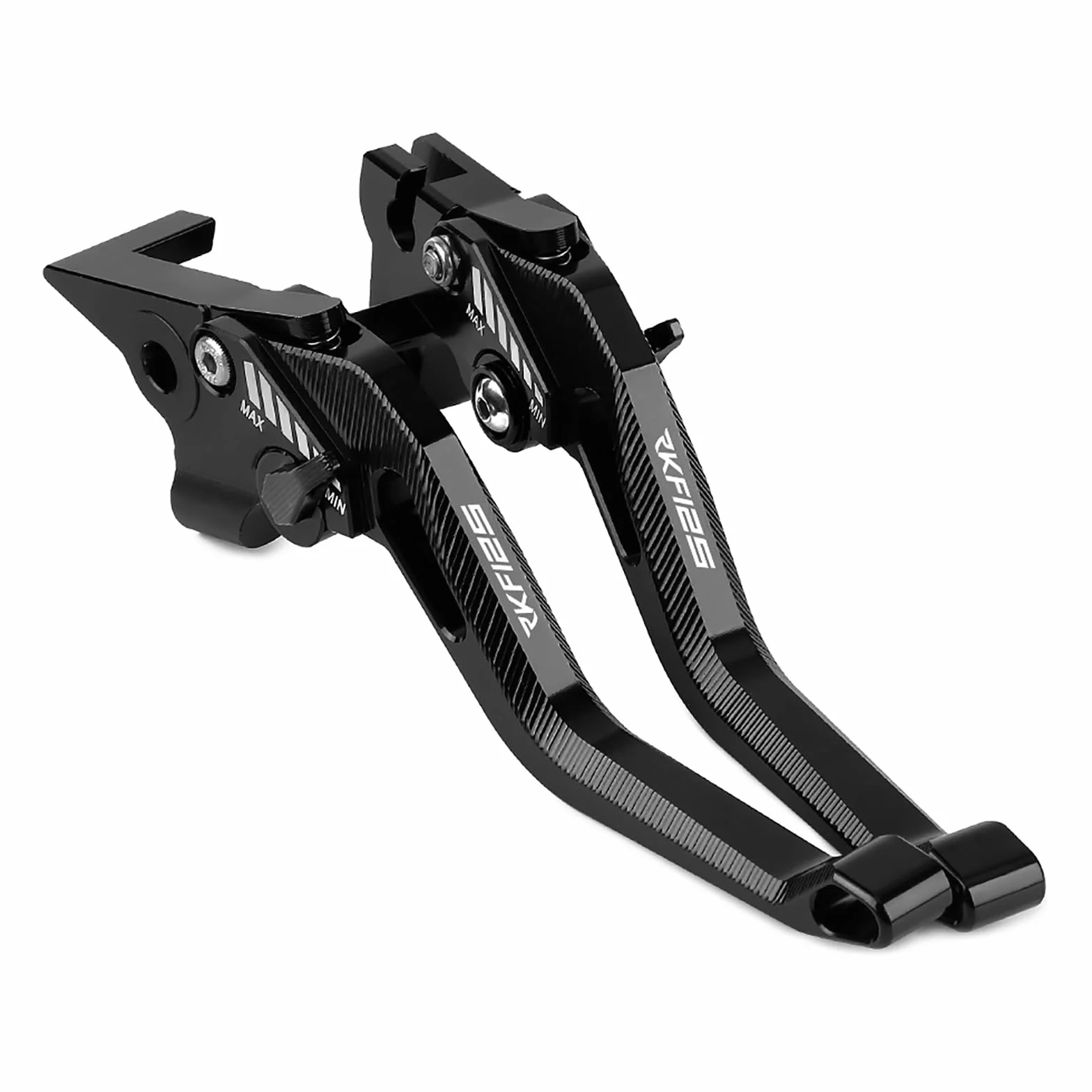 Regolabile Leva Freno e Frizione in Alluminio Nero Per Keeway RKF 125 2018-2023