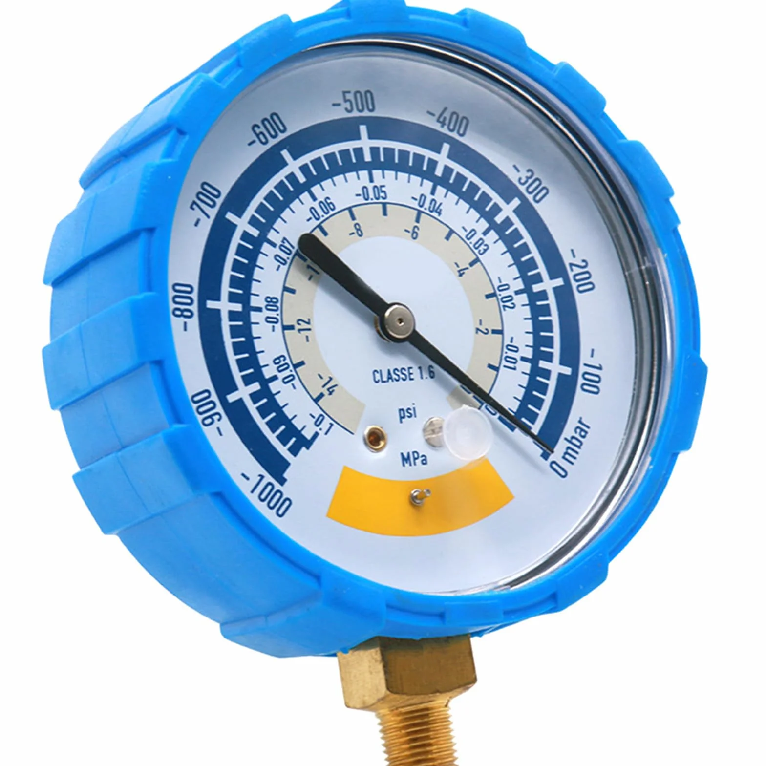 Manometro Accurato Strumento Misuratore Dell'aria 0-1000mbar 1/8 Connettore Vuoto