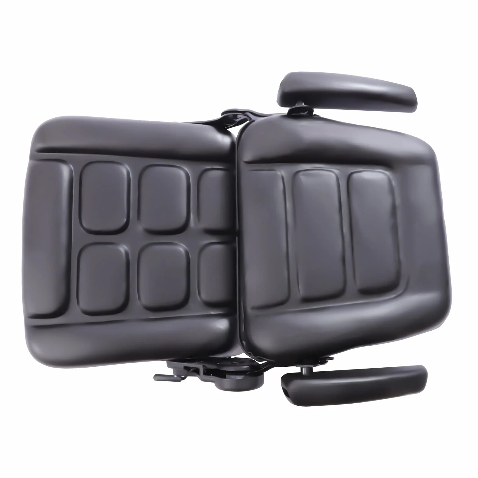 Sedile per trattore universale per carrello elevatore con bracciolo e schienale regolabile a 175°, sedile per escavatore, carrello elevatore, trattore, caricatore compatto, caricatore telescopico