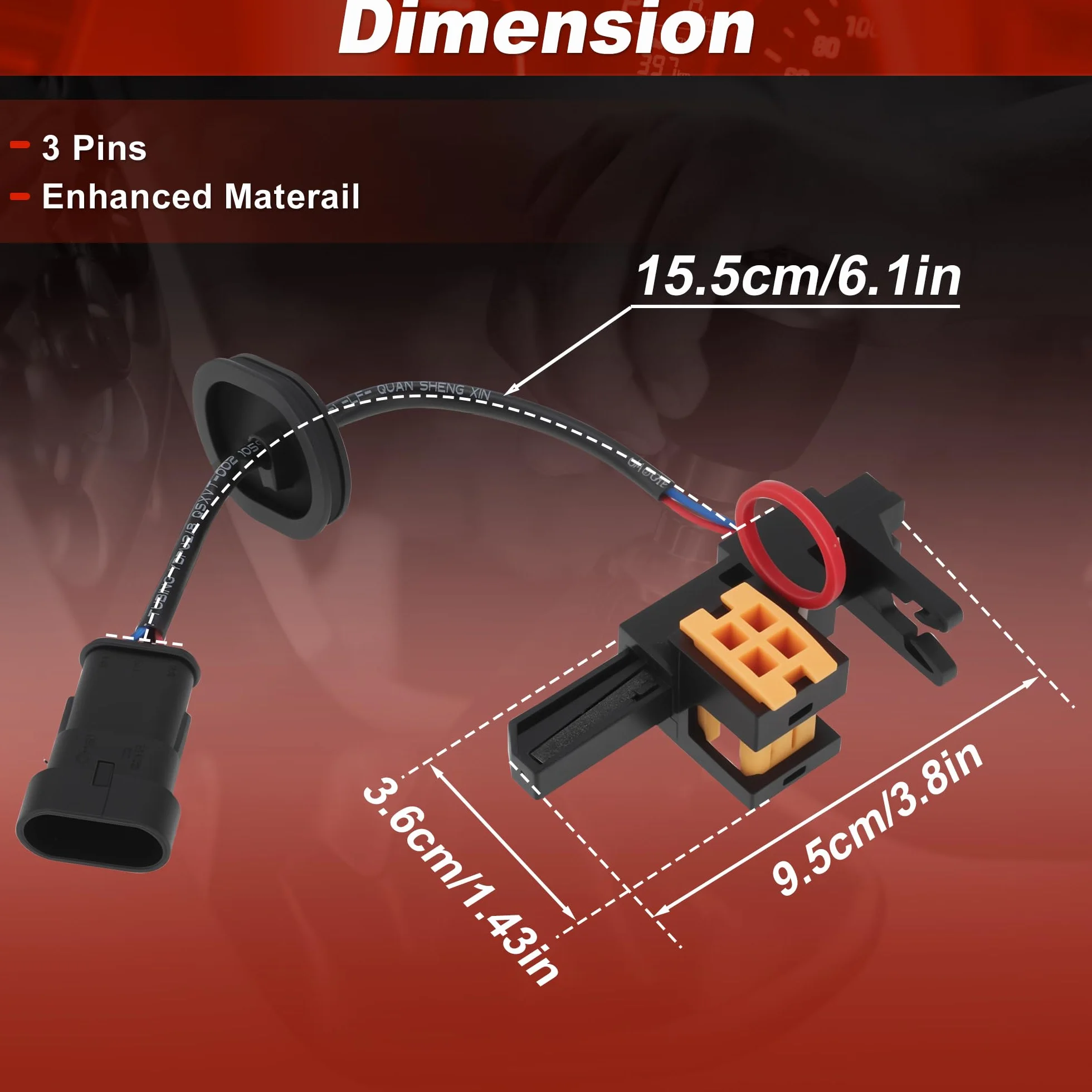 Sensore Di Posizione Leva Cambio Start Stop per Alfa Romeo Giulietta 940 2010-2020 Solo Modelli Manuali Sensore Posizione Leva Cambio 3 Pin 55228312/0055228312