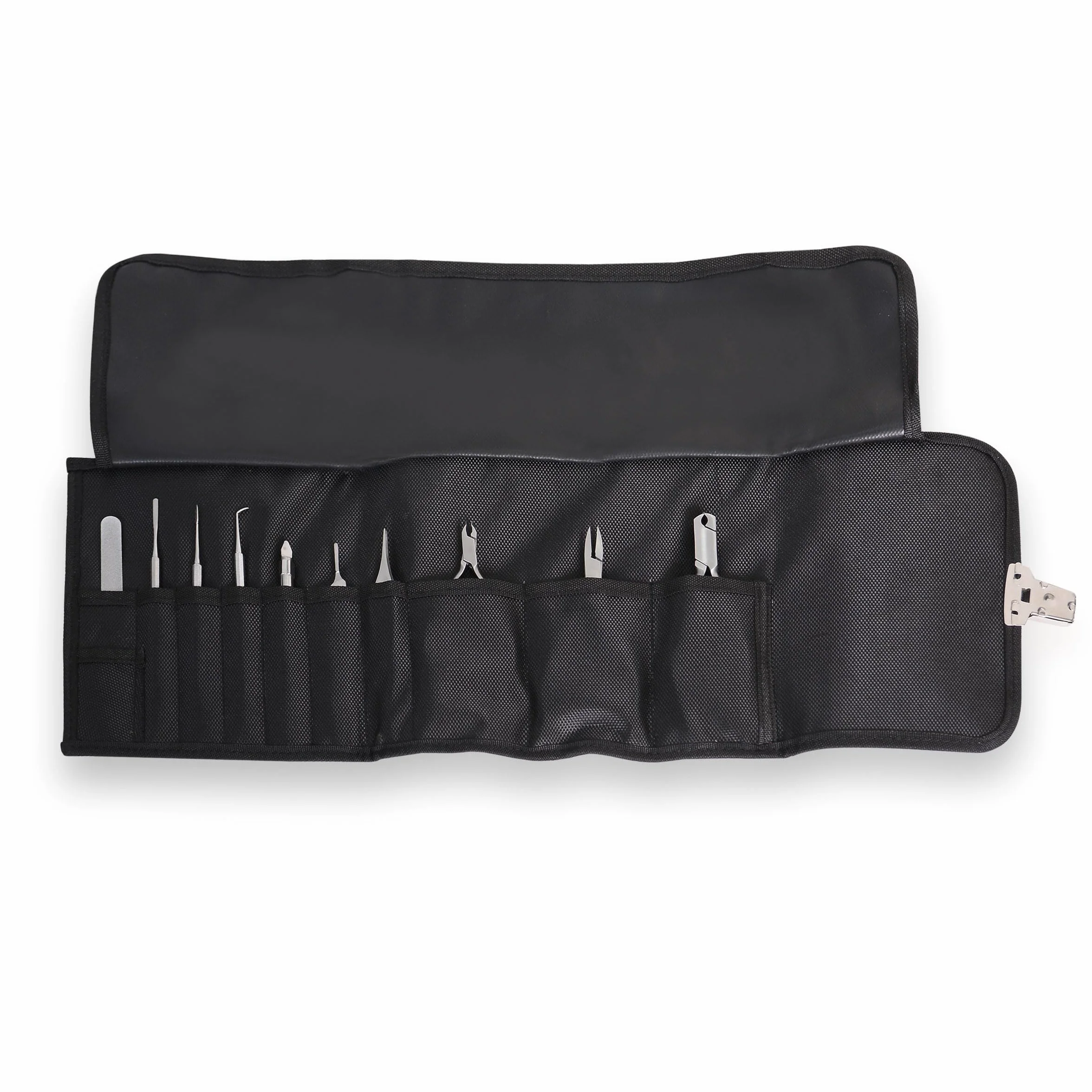 Custodia per Podologia Storage Bag Manicure Pedicure Cosmetici Borsa Nero 13 cm x 19 cm