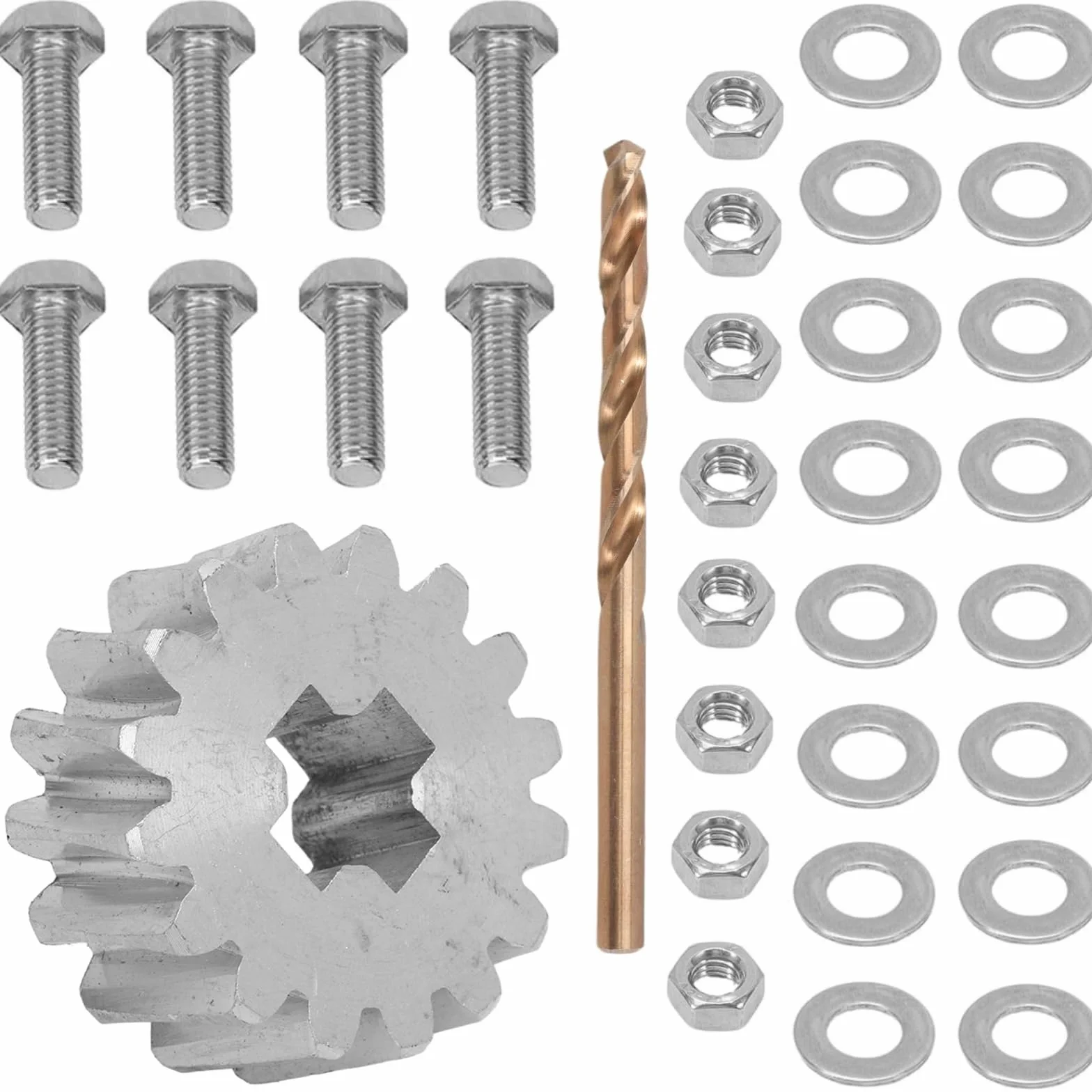 Twowinds Ingranaggio Ruota di Scorta 7M3803660 Compatibile Ford Galaxy Seat Alhambra Supporto Ruota di Scorta Sollevatore (25 pezzi)