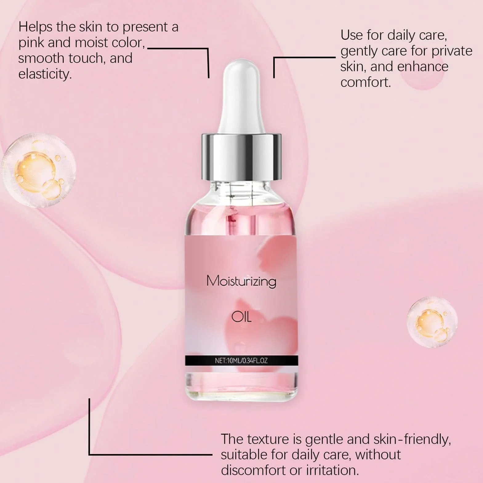 Olio vaginale per la cura intima contro la secchezza 10 ml