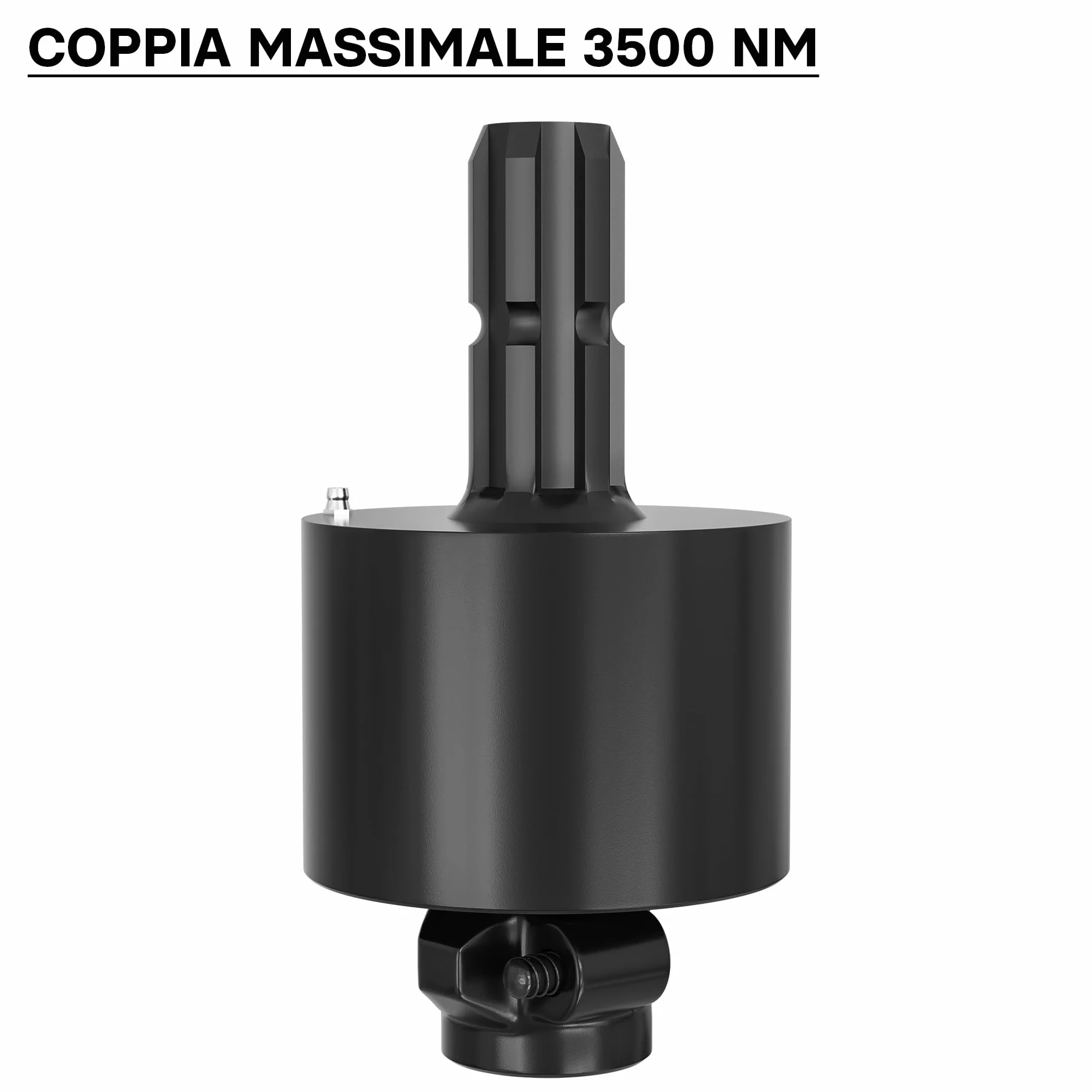 Wiltec Frizione di sovraccarico cardano 220mm Filetto Interno/Esterno 1 3/8" Albero scanalato 6D Max 3500Nm