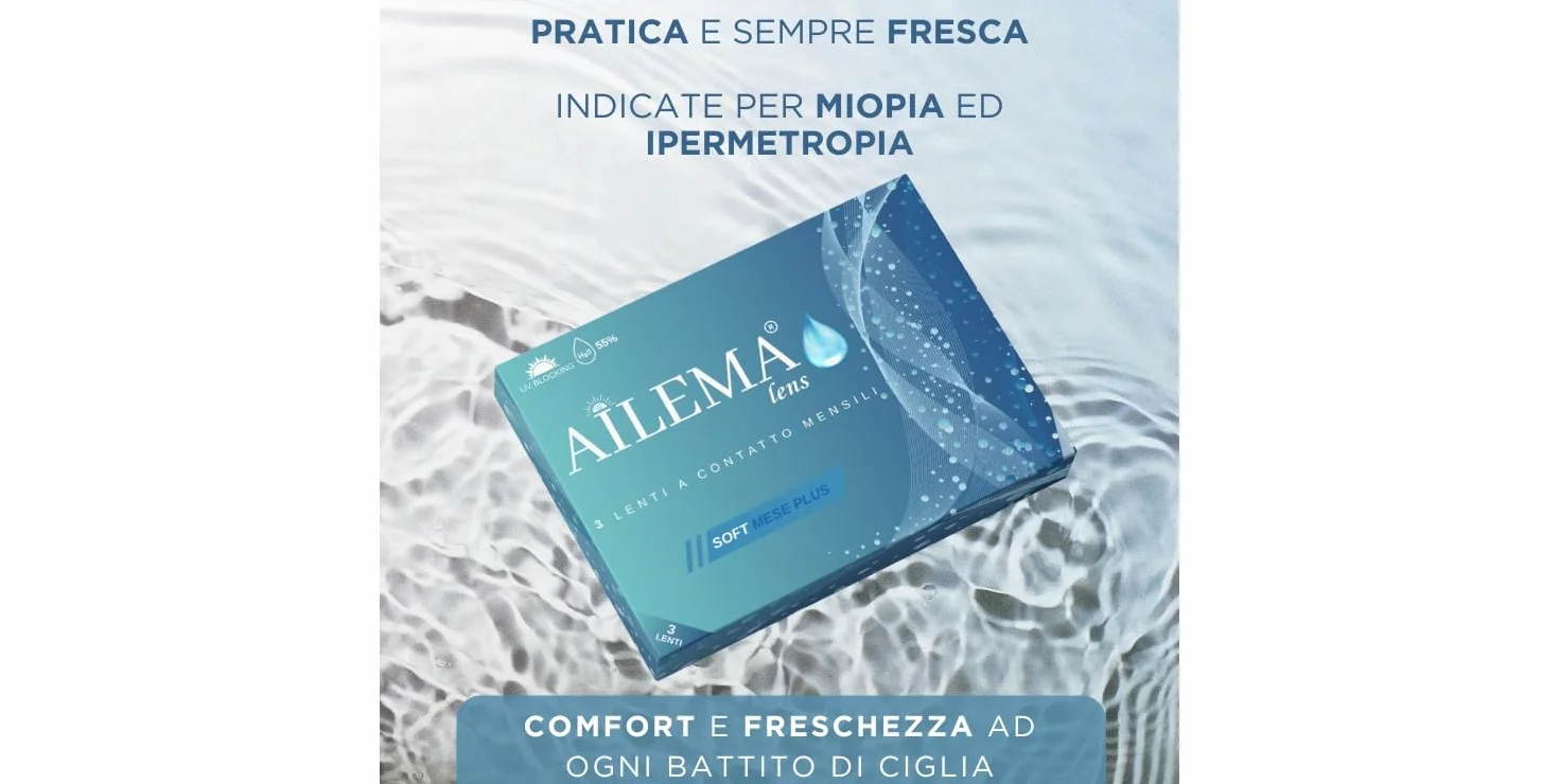 Lenti a Contatto Mensili -3.00 x3 Alta Idratazione Comfort Occhi Sensibili