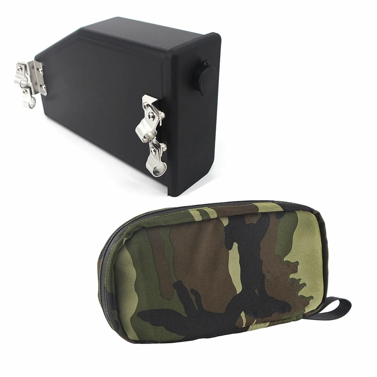 Tnbru Borsa Porta Attrezzi per Motocicletta ABS 5L Montaggio Su Sedile Nero