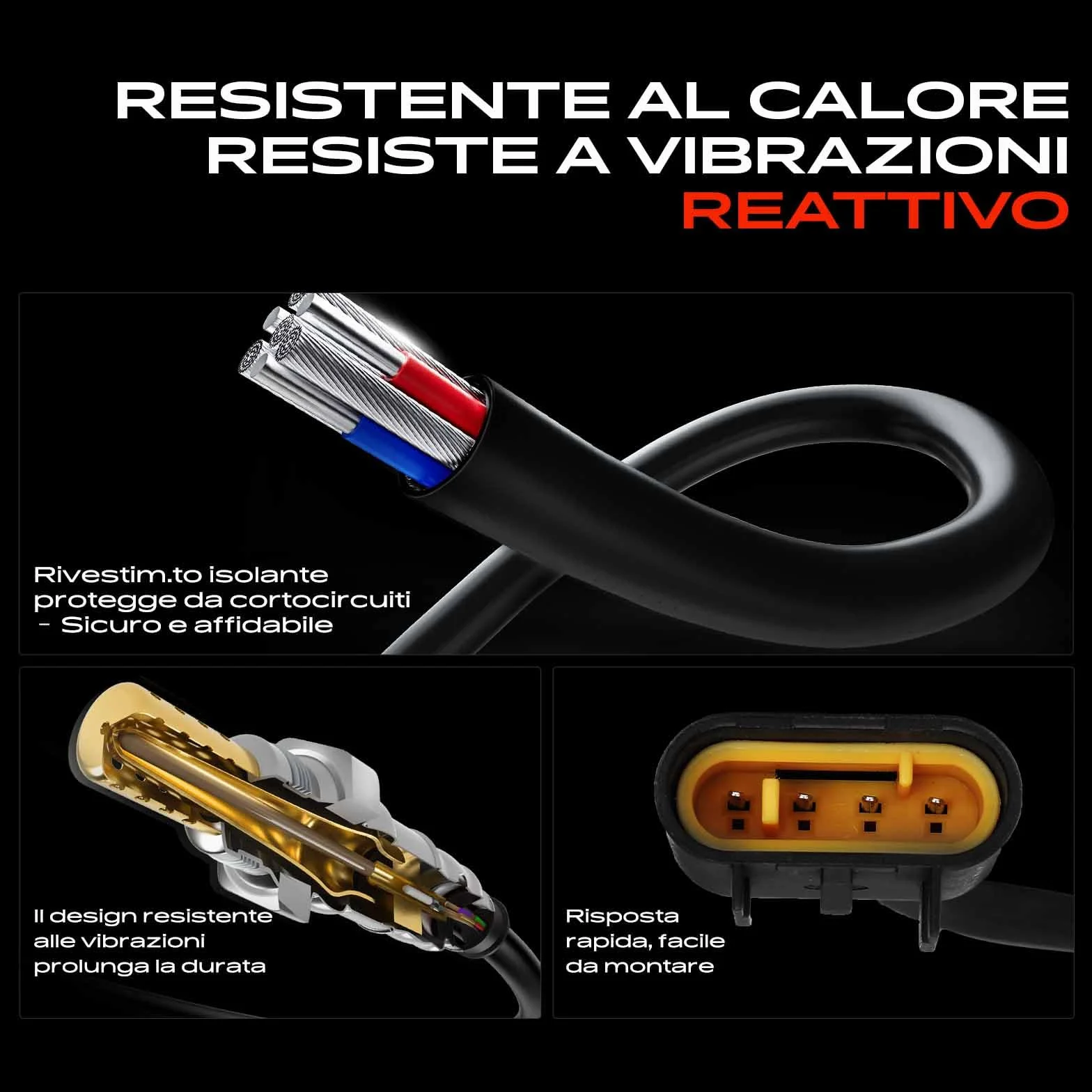 Frankberg Sonda lambda diagnostica Compatibile con Punto 199 500 312