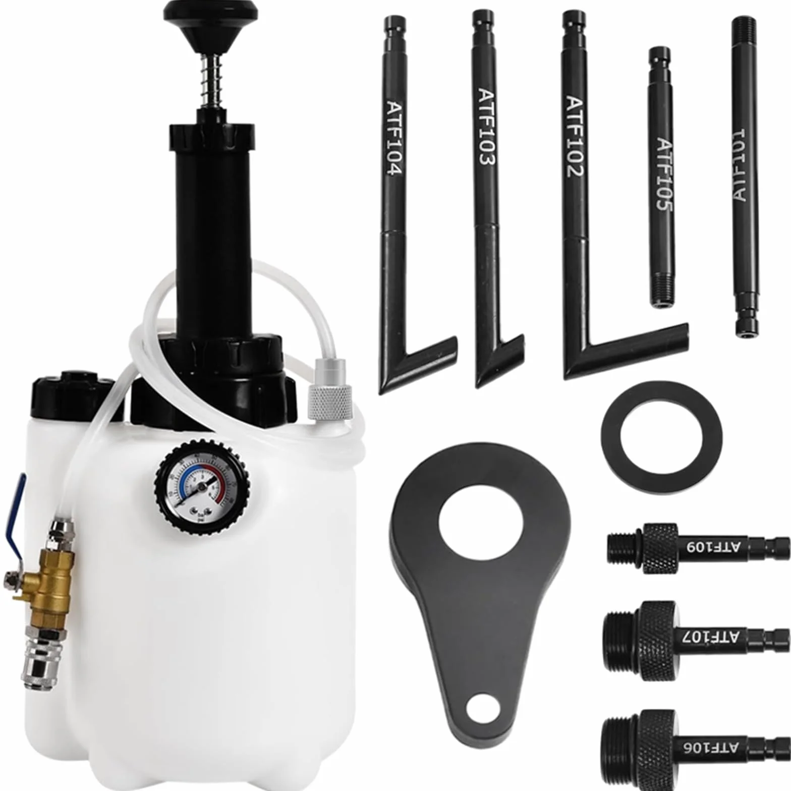 Pompa Olio di Trasmissione 3 litri con Sistema di Riempimento e Kit Estrattore