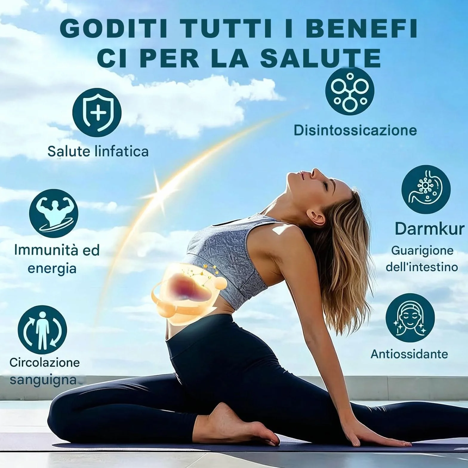 Erlona Drenaggio Linfatico Gocce, 2026 Nuovo Formula Erboristica Naturale, Adatte per Donne e Uomini (1 PC)
