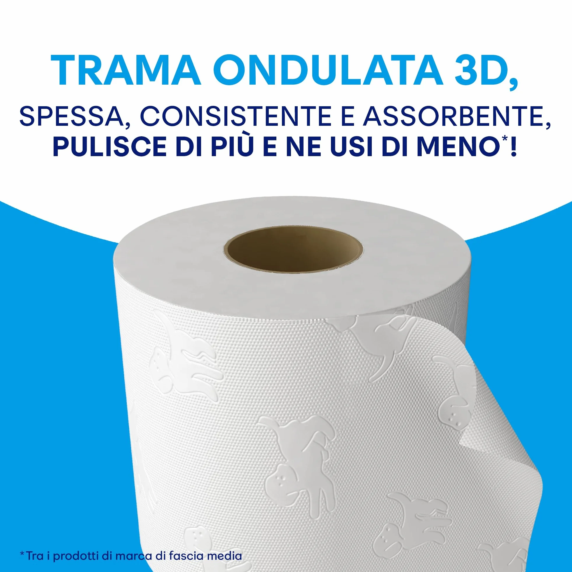 Scottex Carta Igienica Salvaspazio Cotone 64 Rotoli Confezione Riciclabile Fatto in Italia
