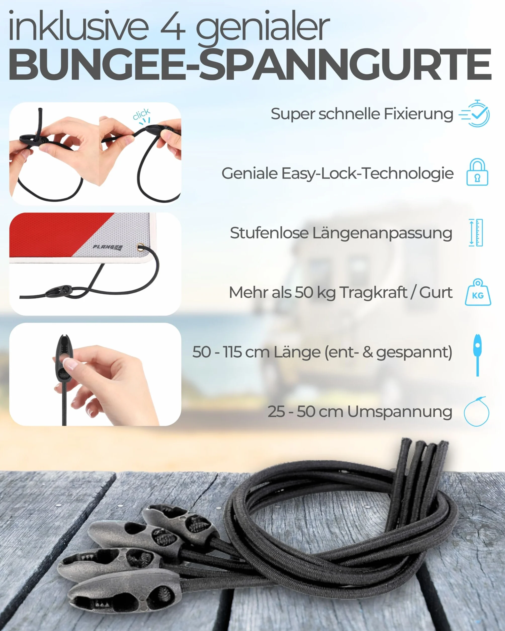 Cartello carichi sporgenti omologato 2in1 Italia/Spagna retroriflettente per carrello auto rimorchio portabici camper