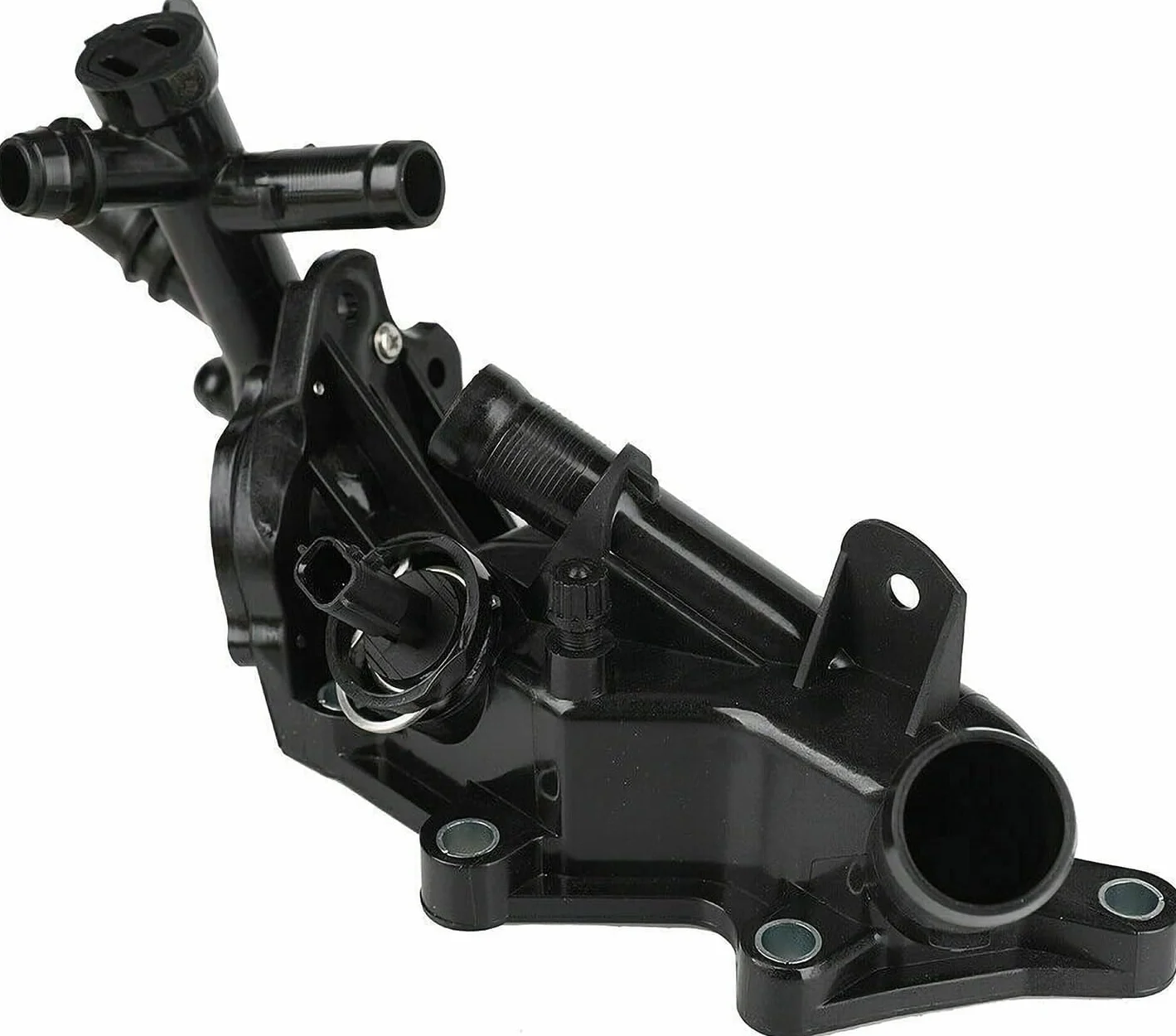 Autocraft Alloggiamento termostato acqua con guarnizione compatibile per Captur Clio 4 KADJAR KANGOO MEGANE SCENIC THALIA TWINGO DACIA LOGAN 2 LODGY DUSTER DOKKER SANDERO MICRA V OEM: 110608635R